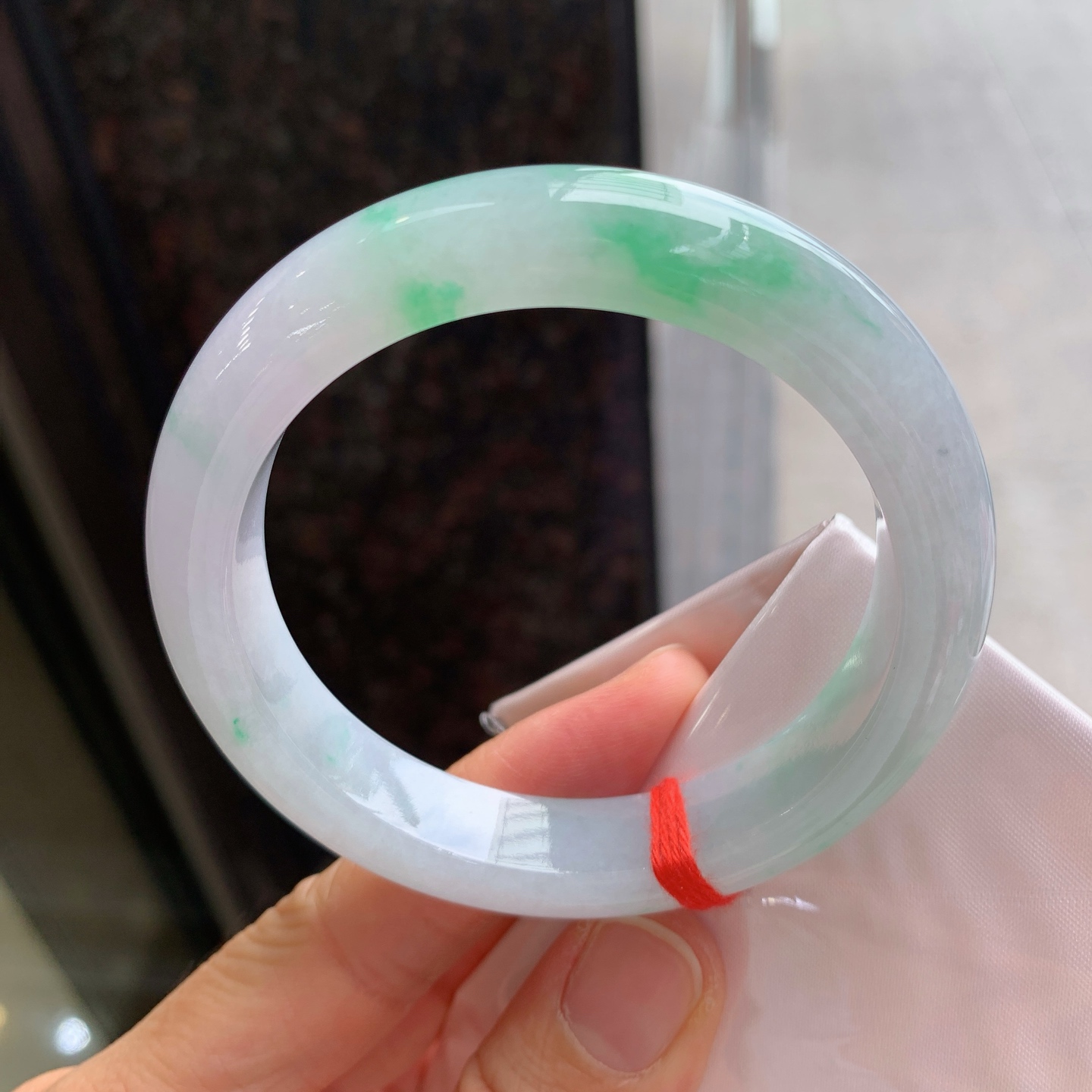 正圈飘绿 无裂, 版型好