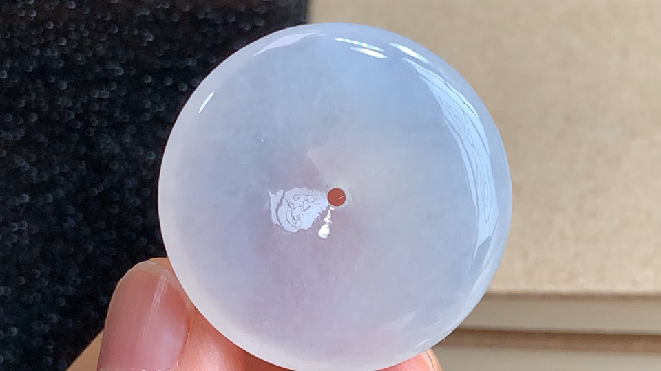 ️ 平安扣，尺寸29.7-5.8mm，包A附证书