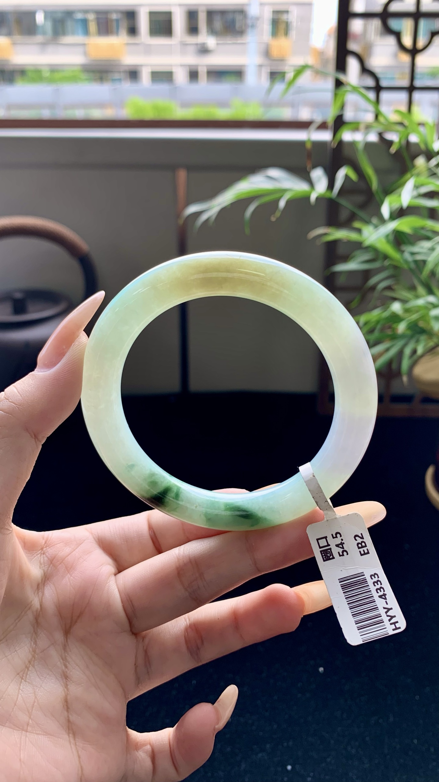 黄翡飘花圆条成品 HYY-4333 ⭕️ 55-10-10