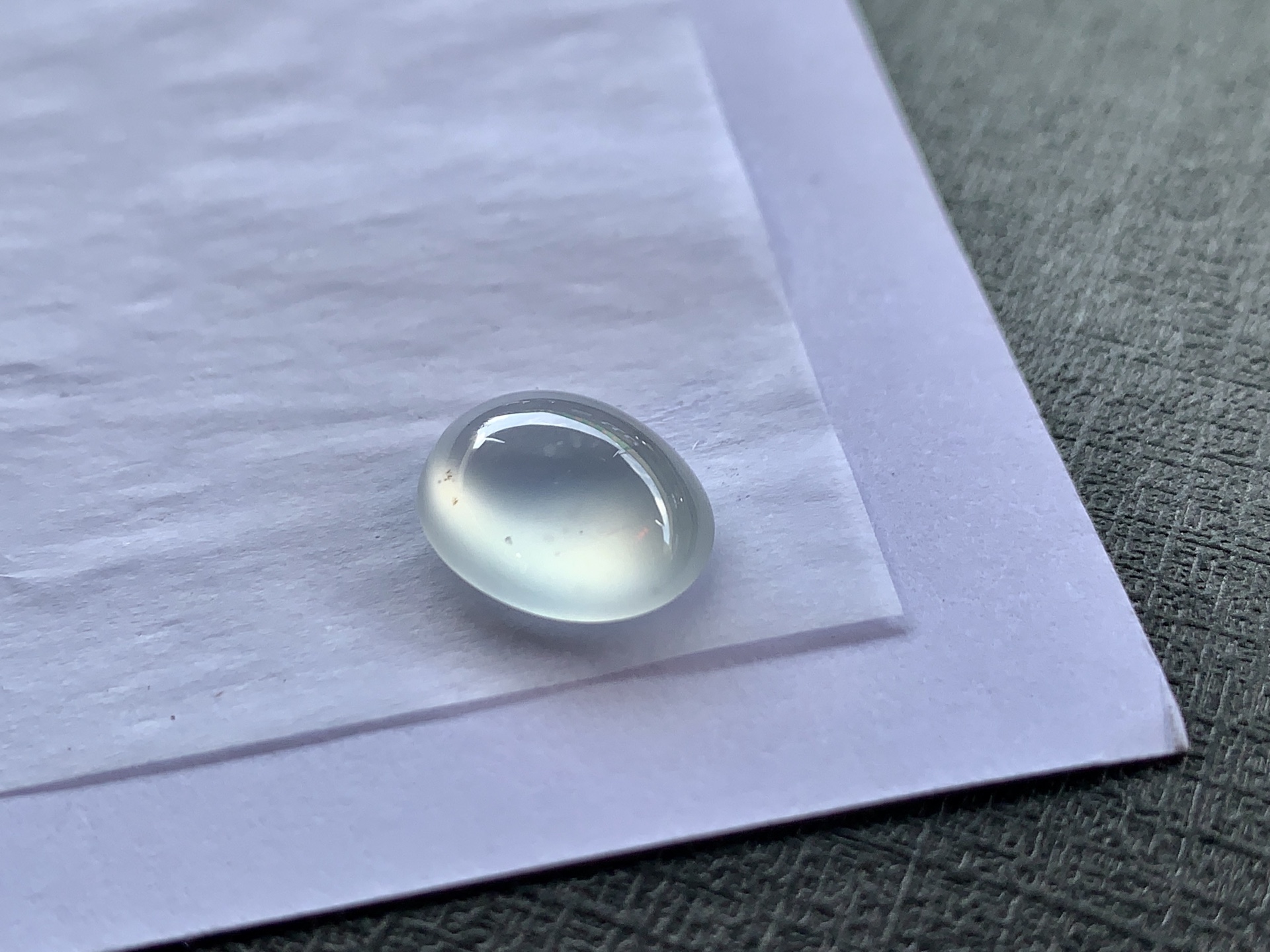 ️ 冰种蛋面，尺寸：13.6×10.6×5.4