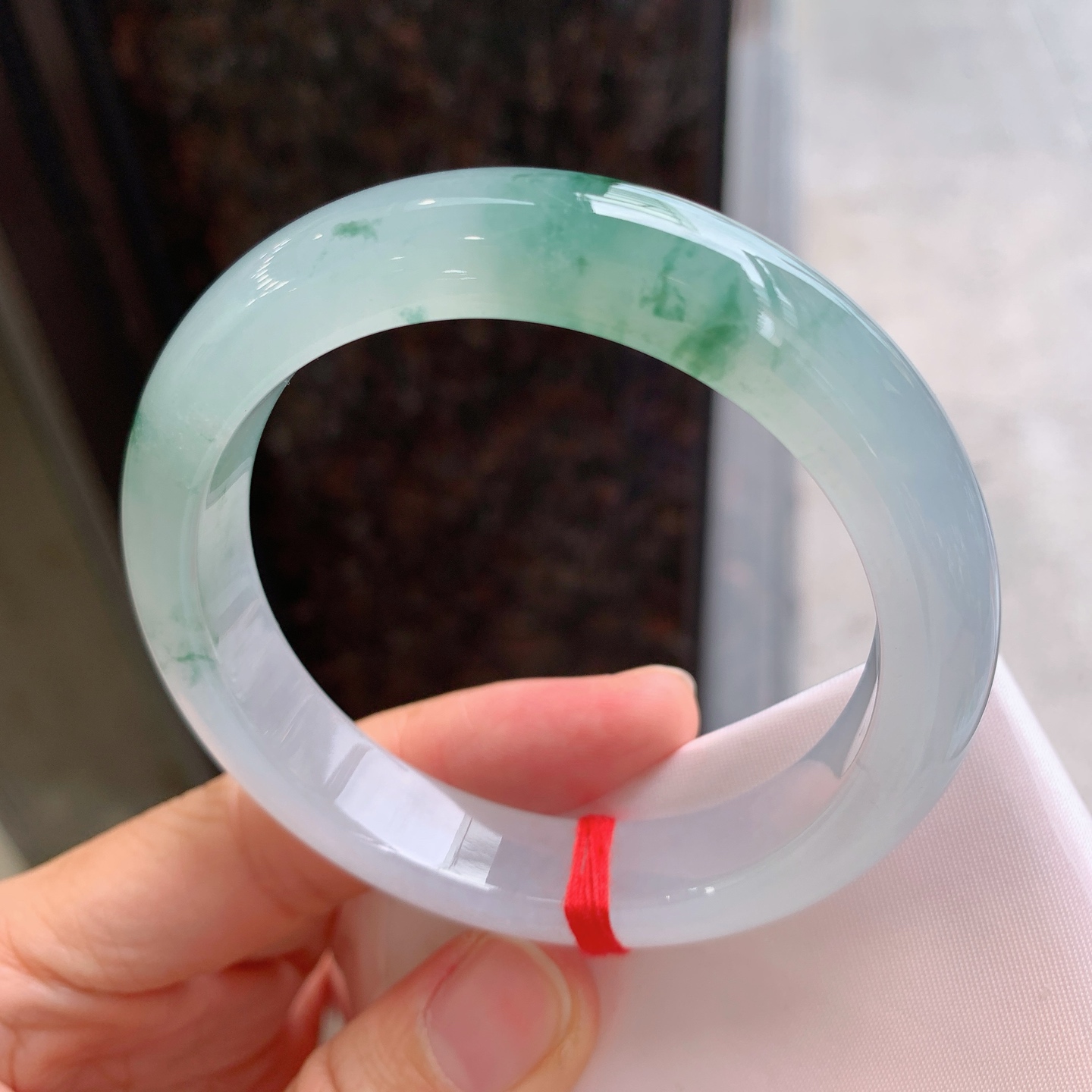 正圈冰飘花，无裂，冰润