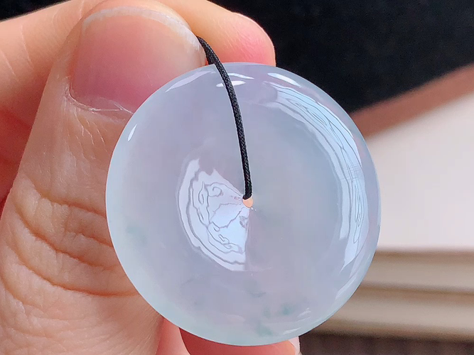 ️ 平安扣，尺寸28.2-5.3mm，包A附证书
