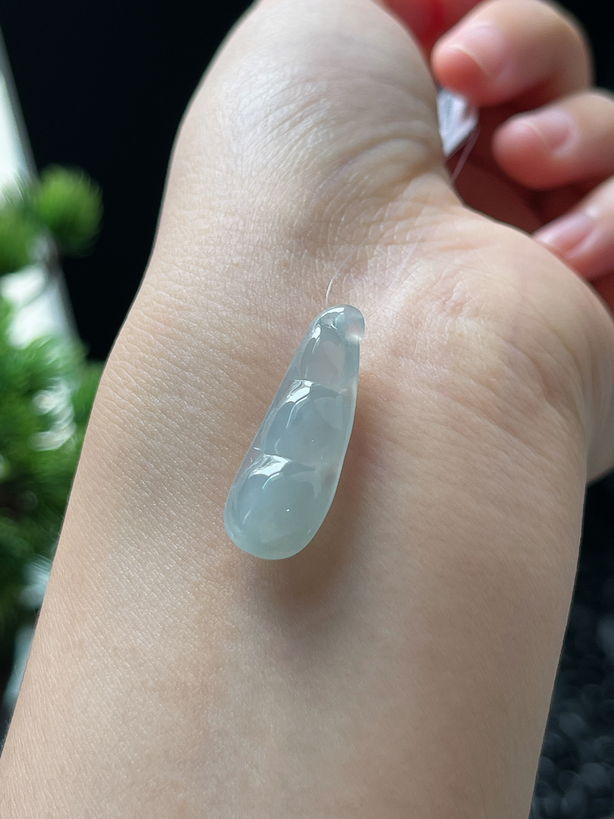 翡翠冰糯种四季豆