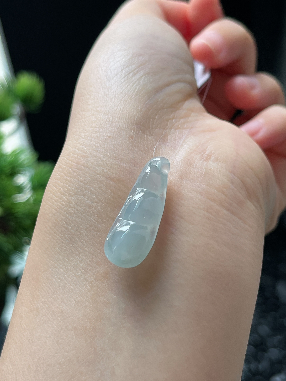 翡翠冰糯种四季豆