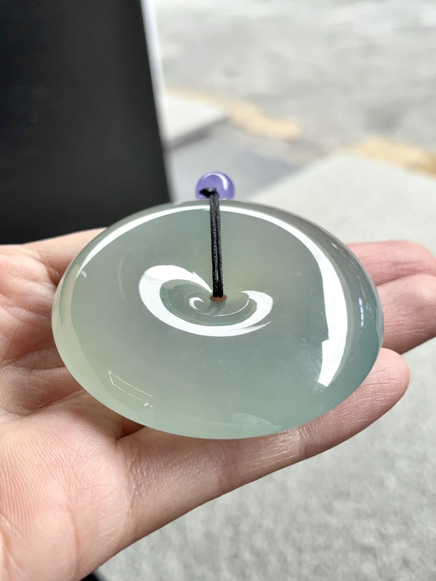 ️ 平安扣，尺寸54.5×12，玉韵悠然，珍藏传家