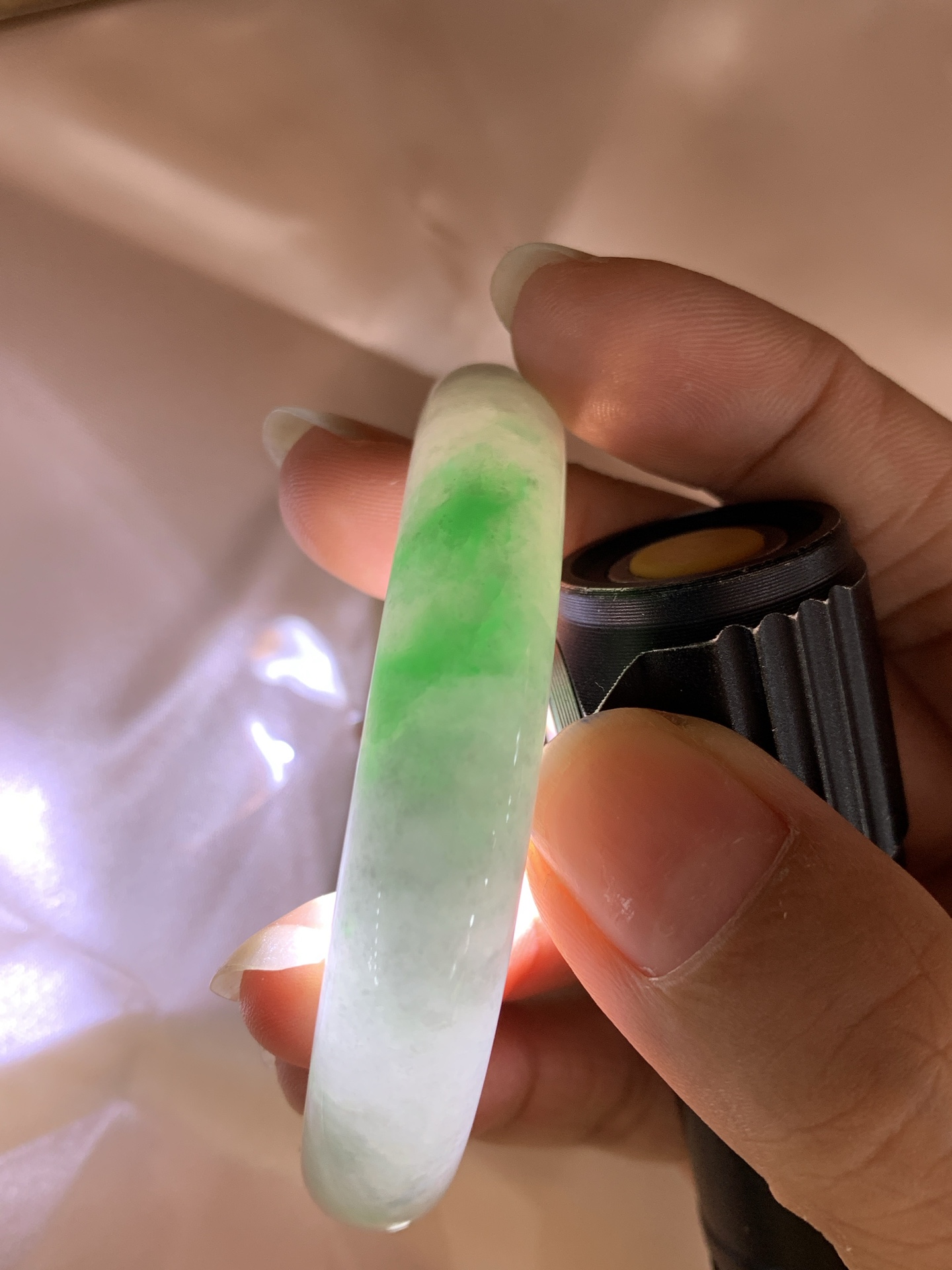 白底青正圈, 0826-N1421, 打灯细纹