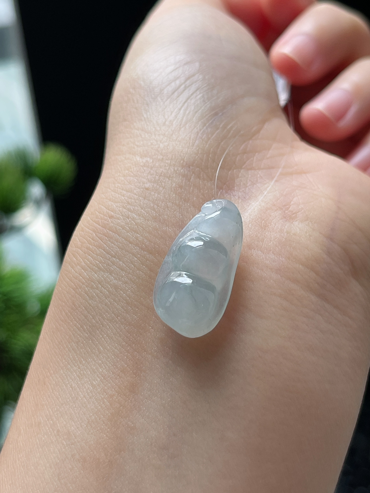 翡翠冰糯种四季豆