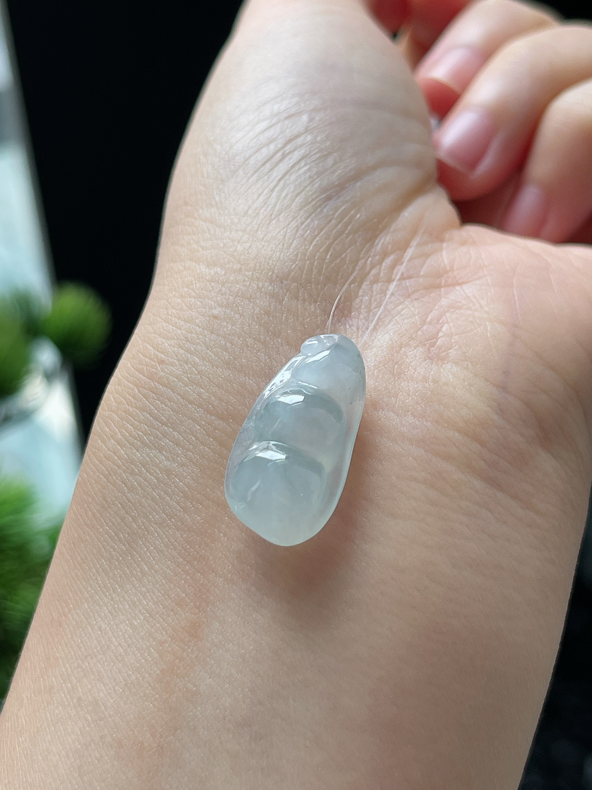 翡翠冰糯种四季豆