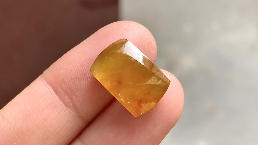 蜜糖黄马鞍,15*10.2*4.5 完整