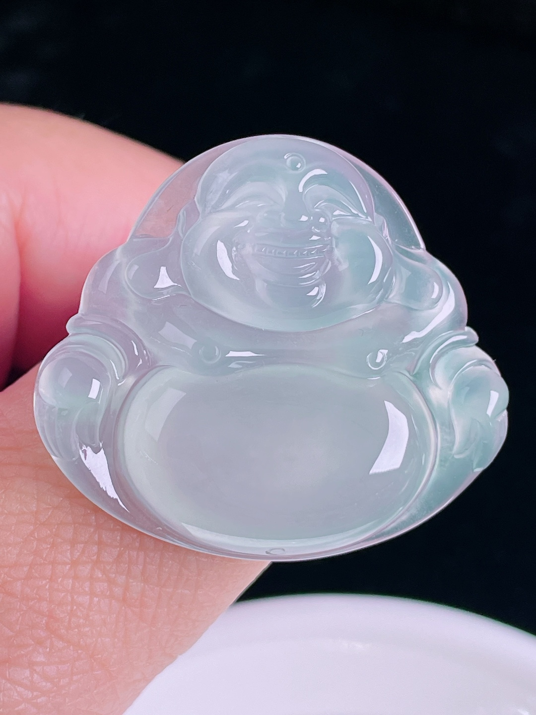 佛公，老种起光，细底通透，尺寸：32/36/6.5mm0826