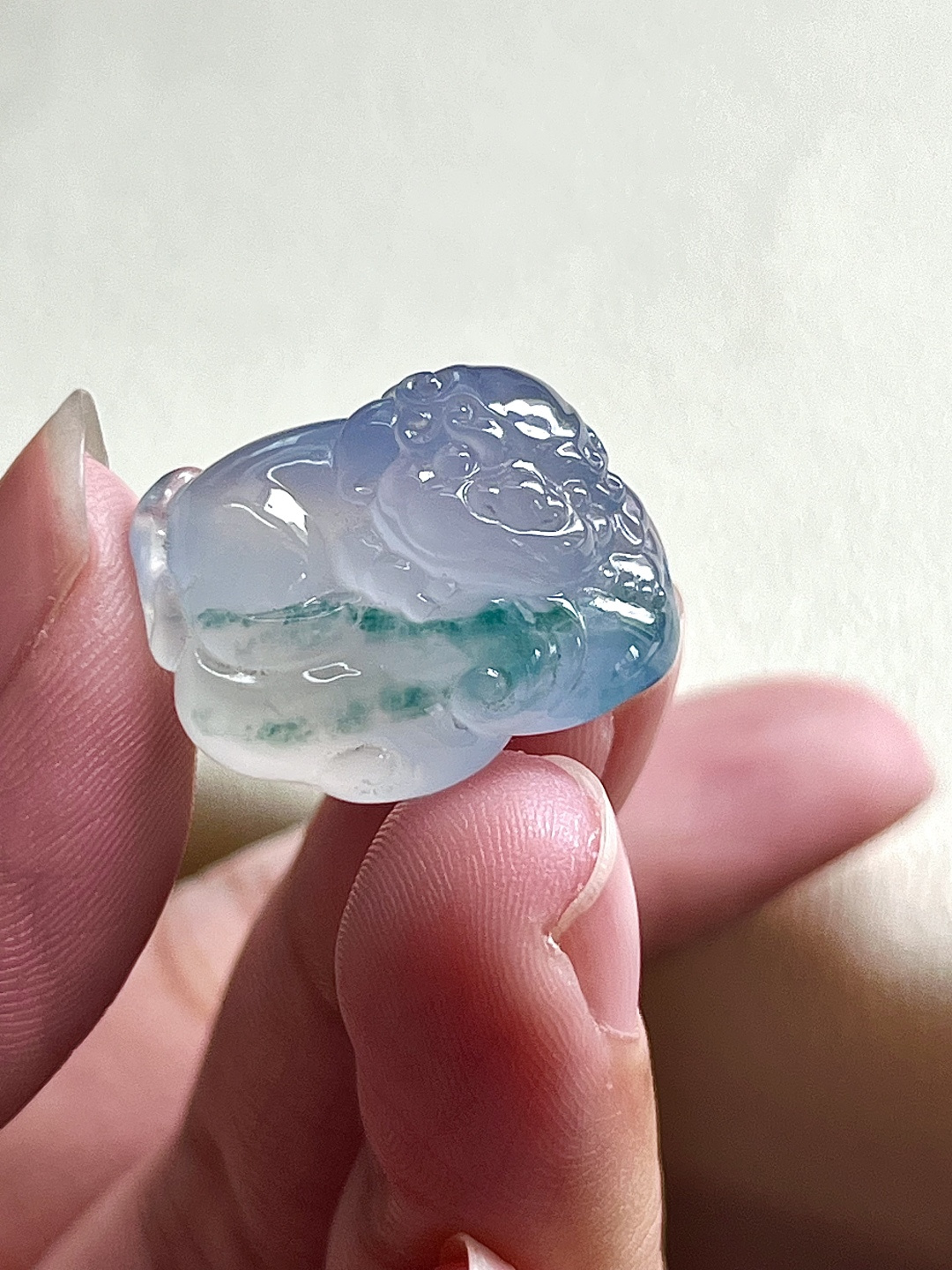 ️【貔貅】冰润水透，种老细腻起荧，尺寸：22.8*14.5*13.3,b14826