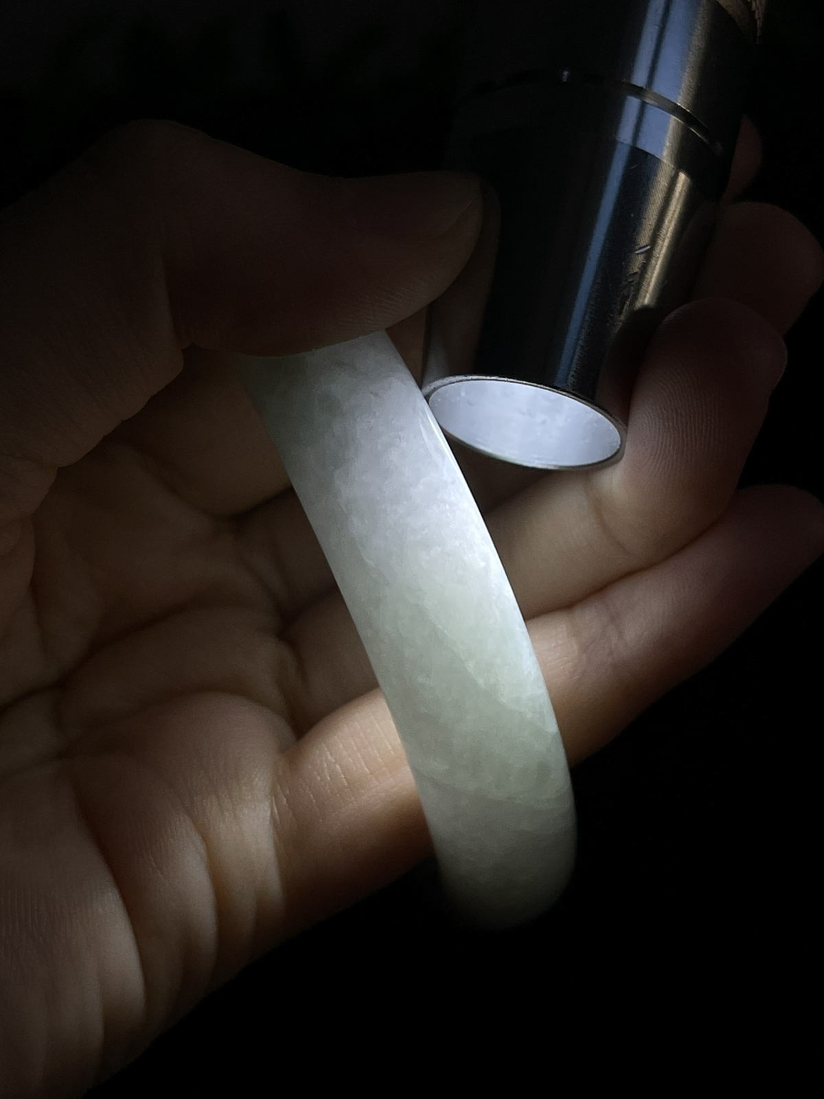 正圈53.7圈口，翡翠手镯