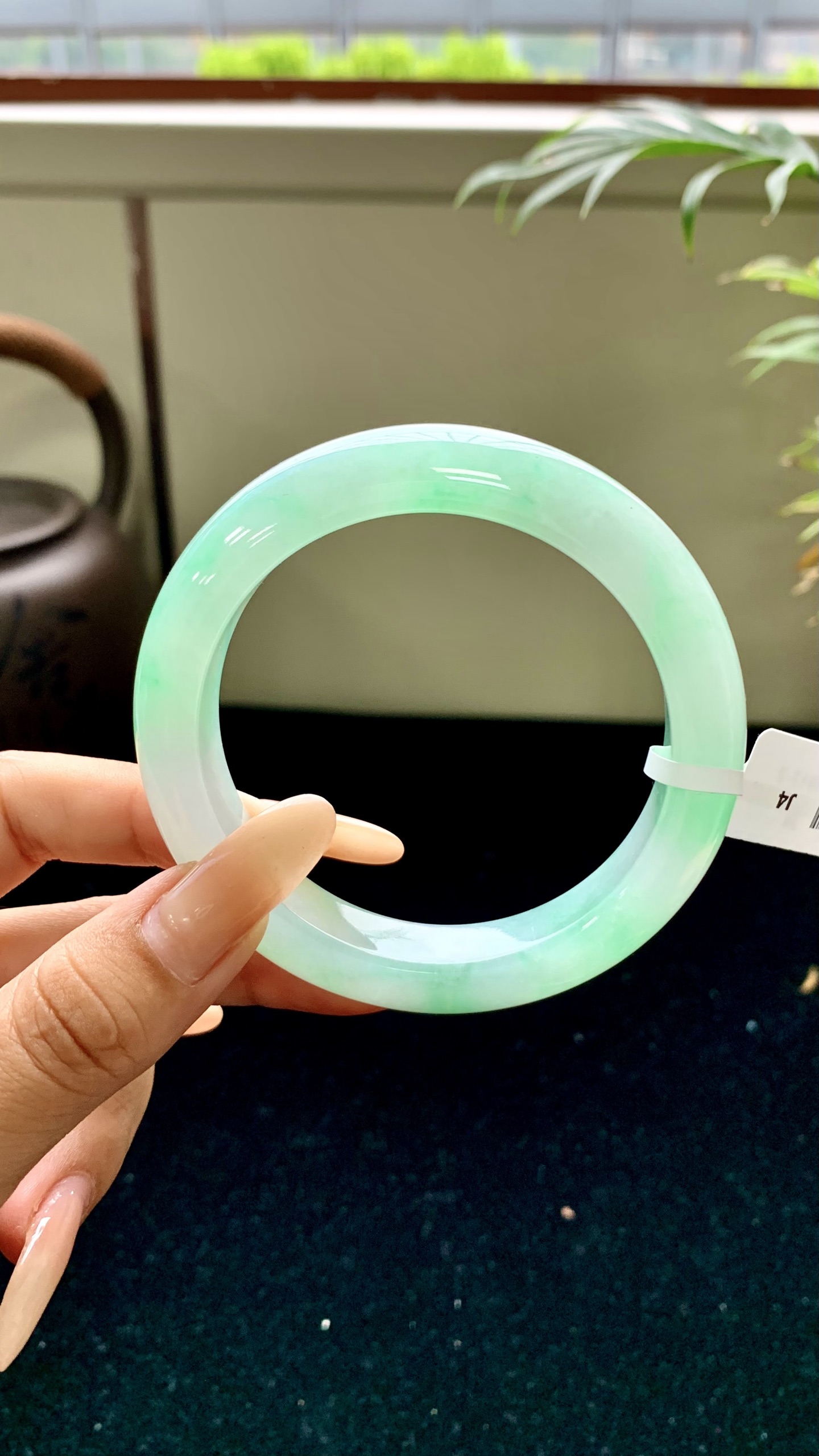 冰果绿正圈成品 X917-2 尺寸：56-13-9.5