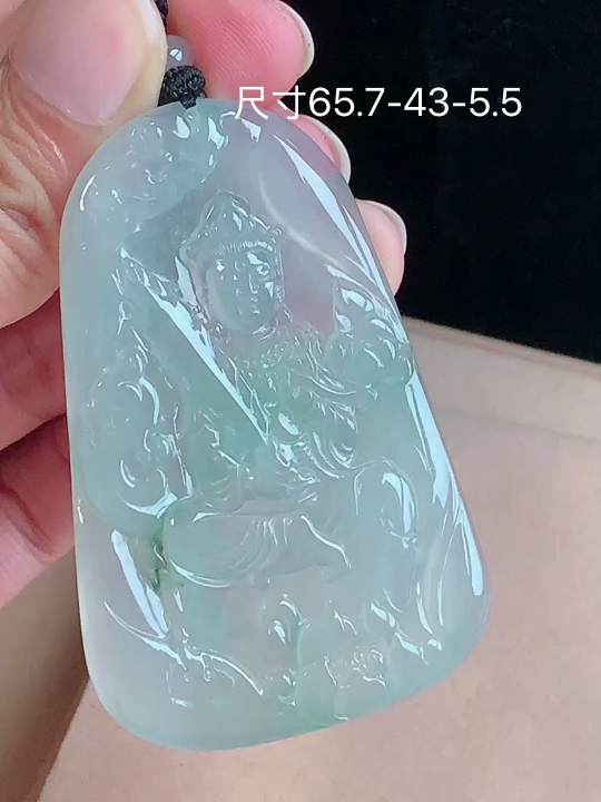 ️ 冰飘花观音,老坑冰透 种老水足 水润光泽,性比高 无裂,尺寸看图