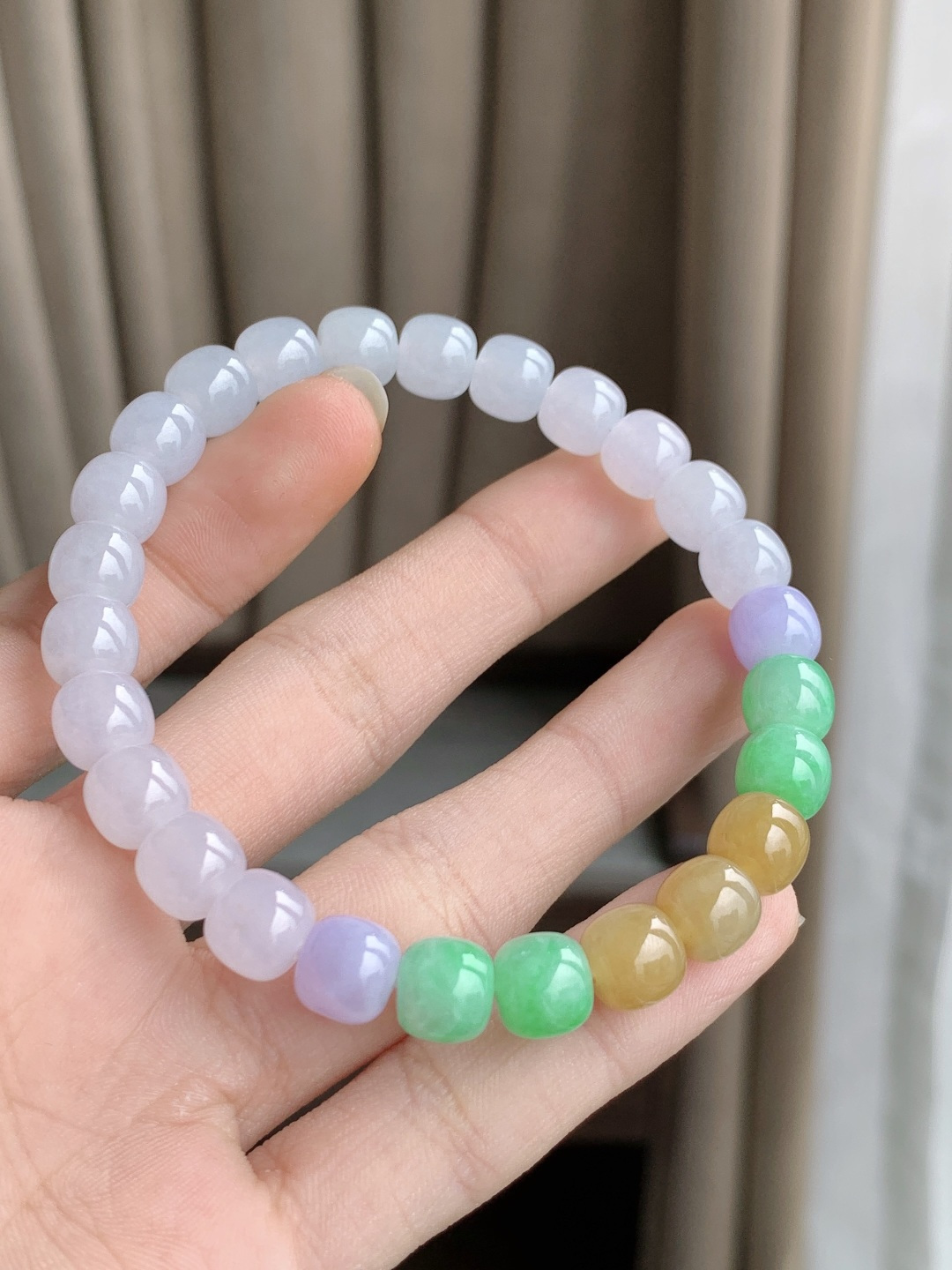 冰多宝手串方糖手串,性比高,尺寸7.8-7.1mm,重量24.4克