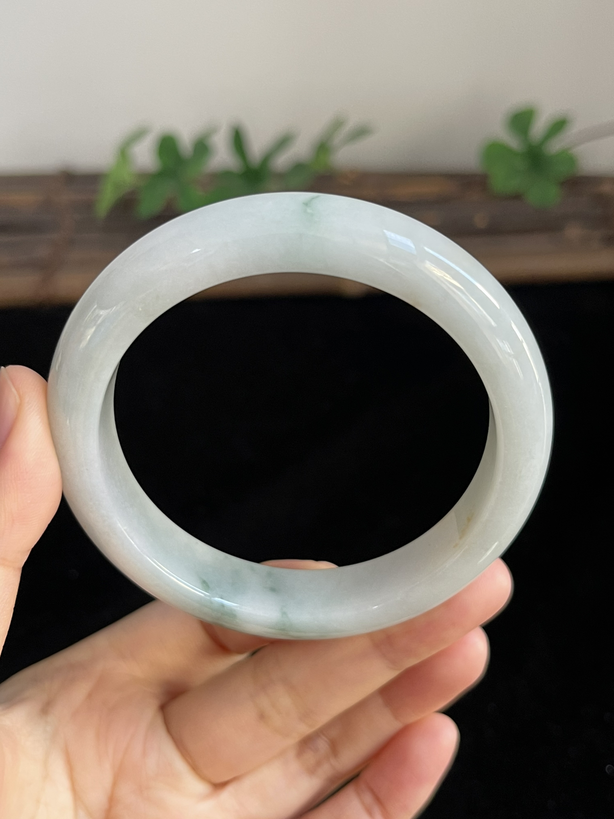 正圈57圈口，翡翠手镯