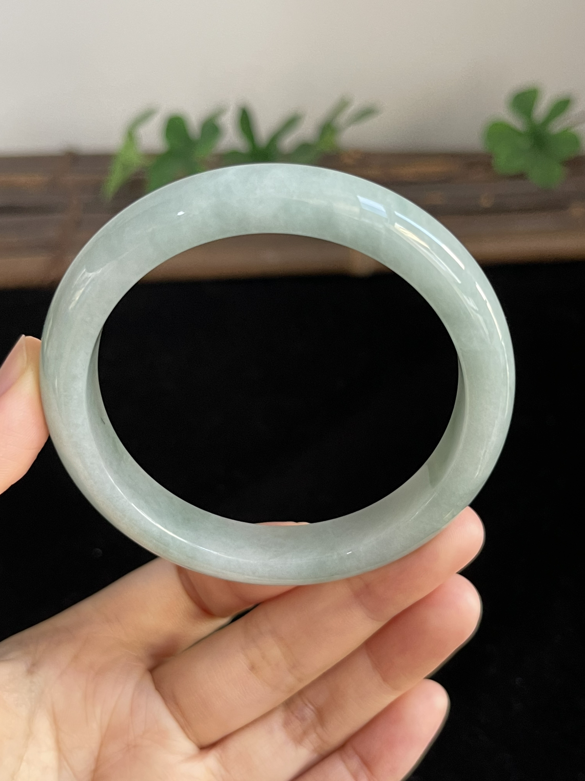 正圈56.8圈口，翡翠手镯