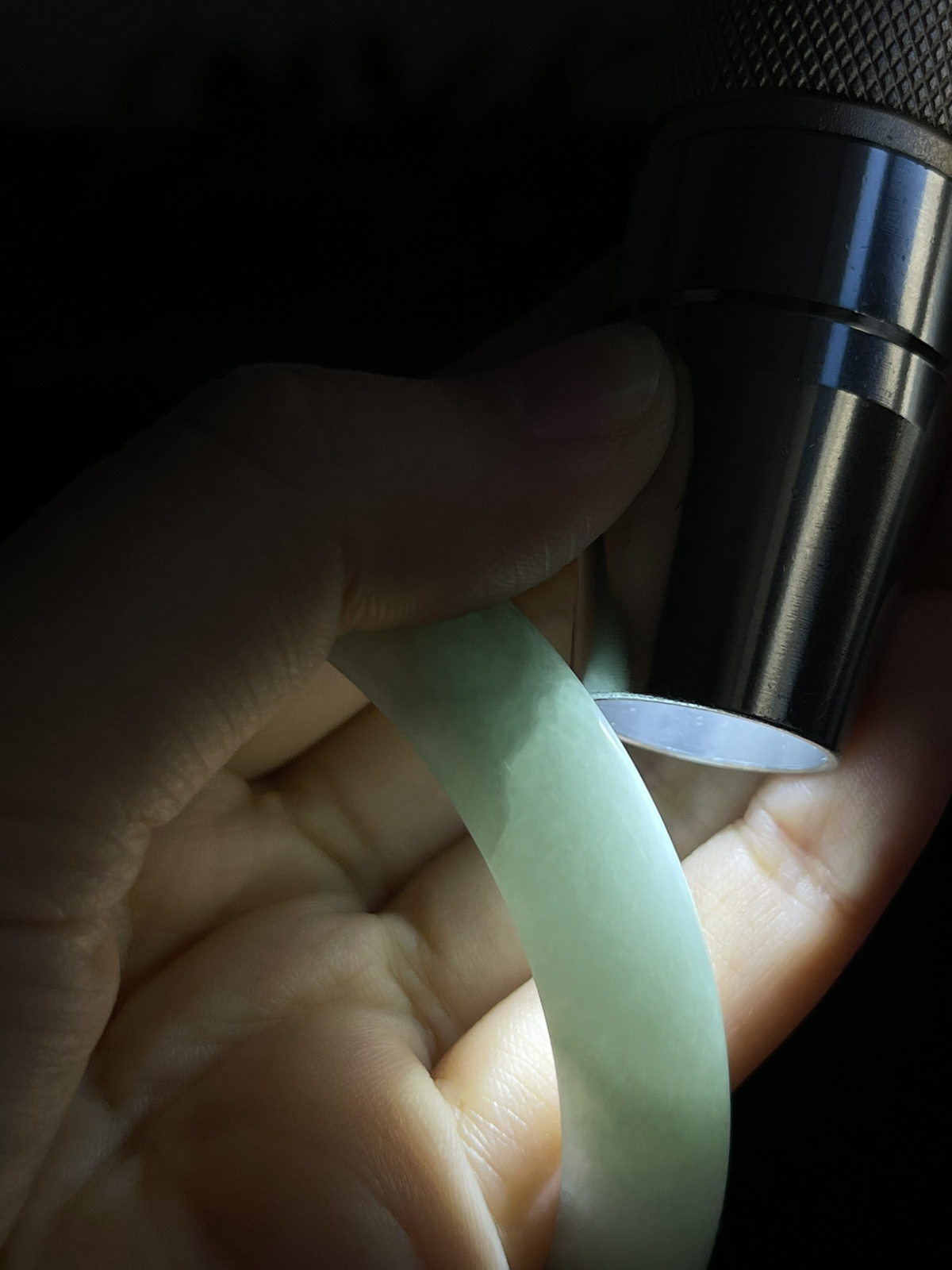 正圈56.8圈口，翡翠手镯