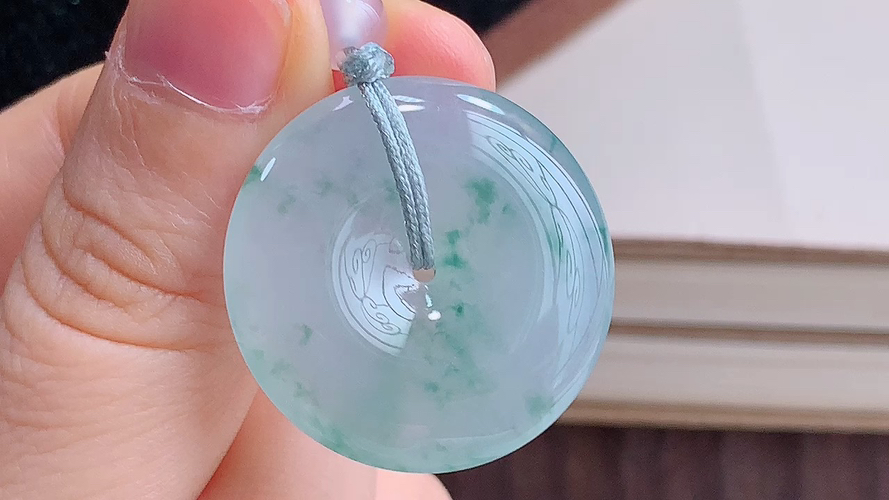 ️ 平安扣，尺寸27.1-5.0mm，包A附证书