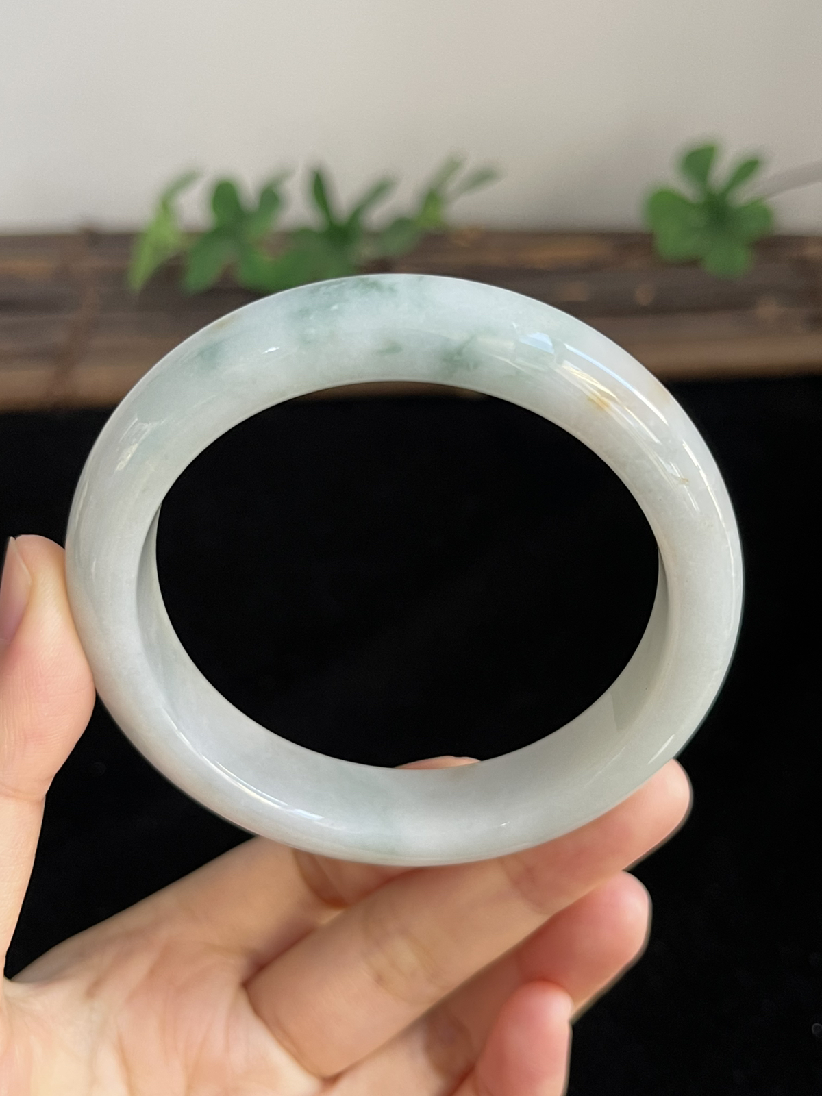 正圈57圈口，翡翠手镯