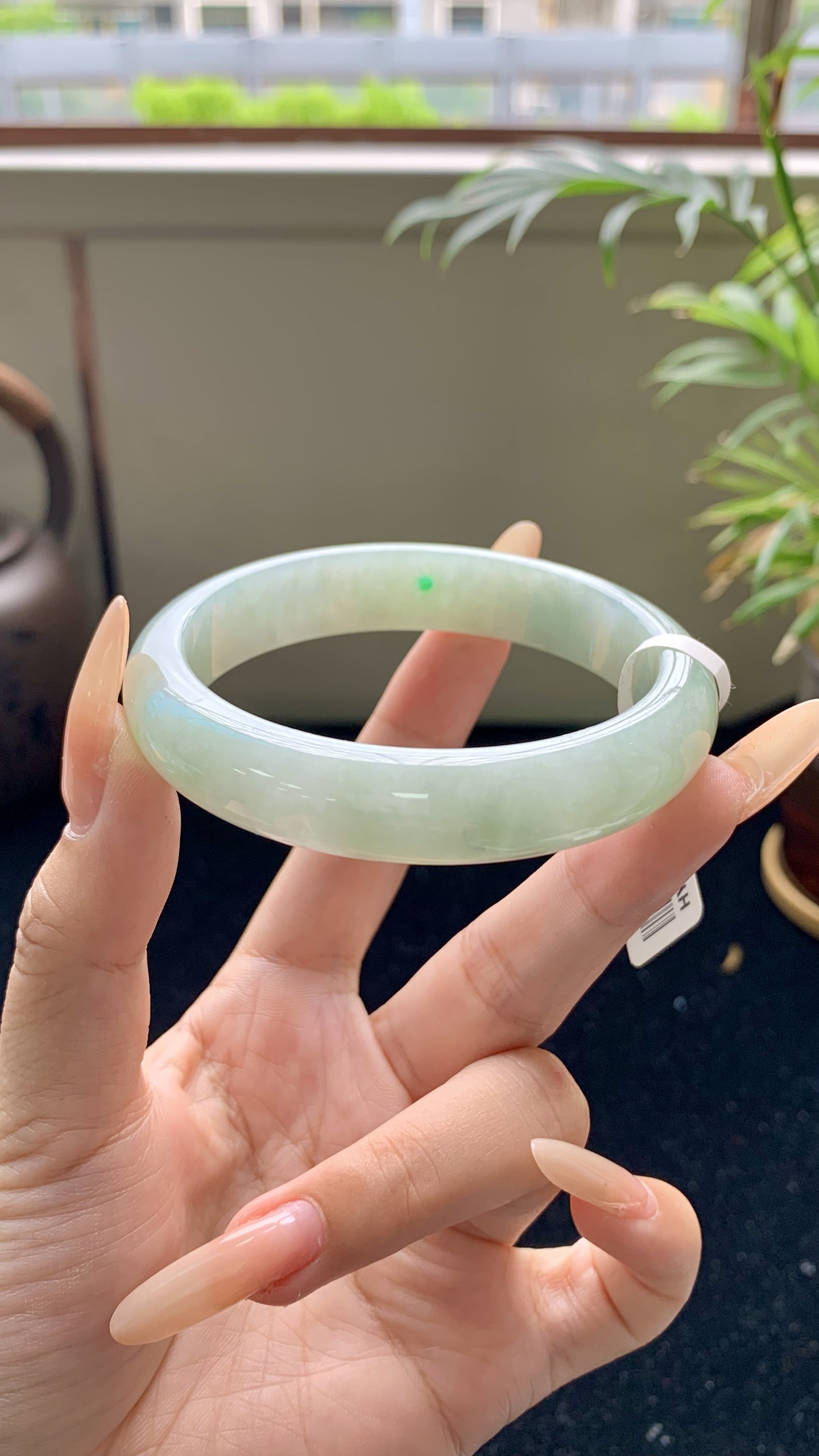 晴绿飘绿正圈成品 HY-6427 尺寸：57-12.5-7.5