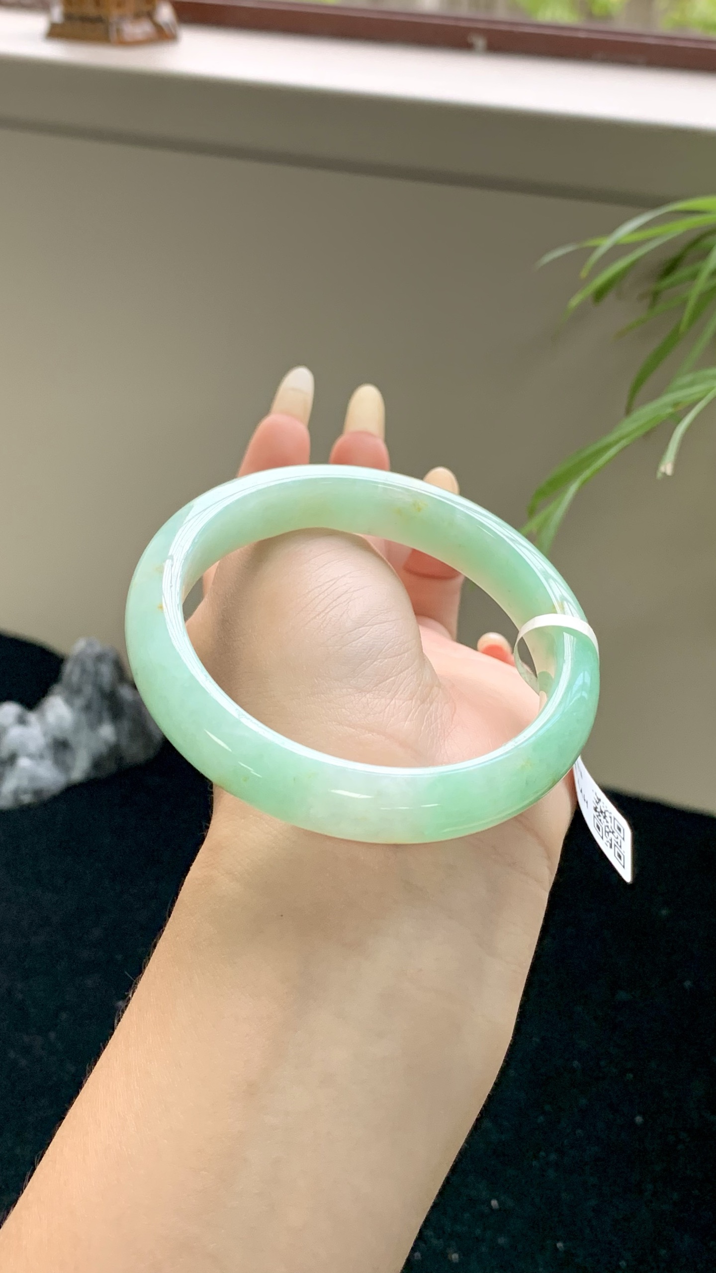 果绿洒金正圈成品 HYY-8524 尺寸：57-12-8