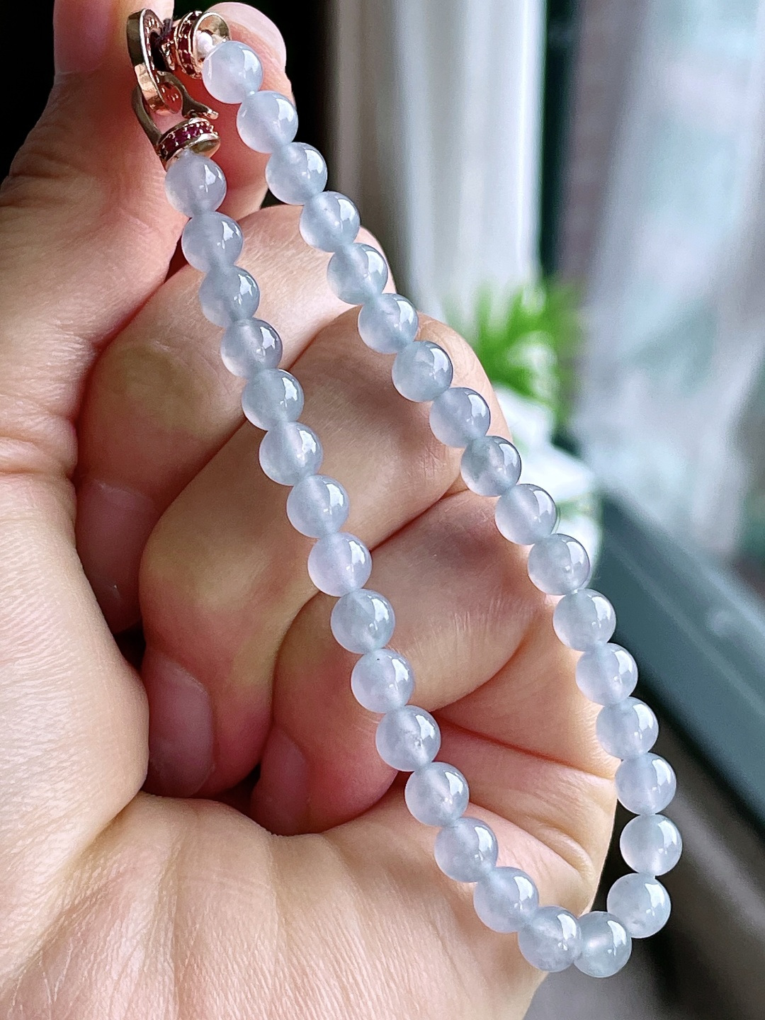 珠子冰种手串圆珠珠子手串,性比高