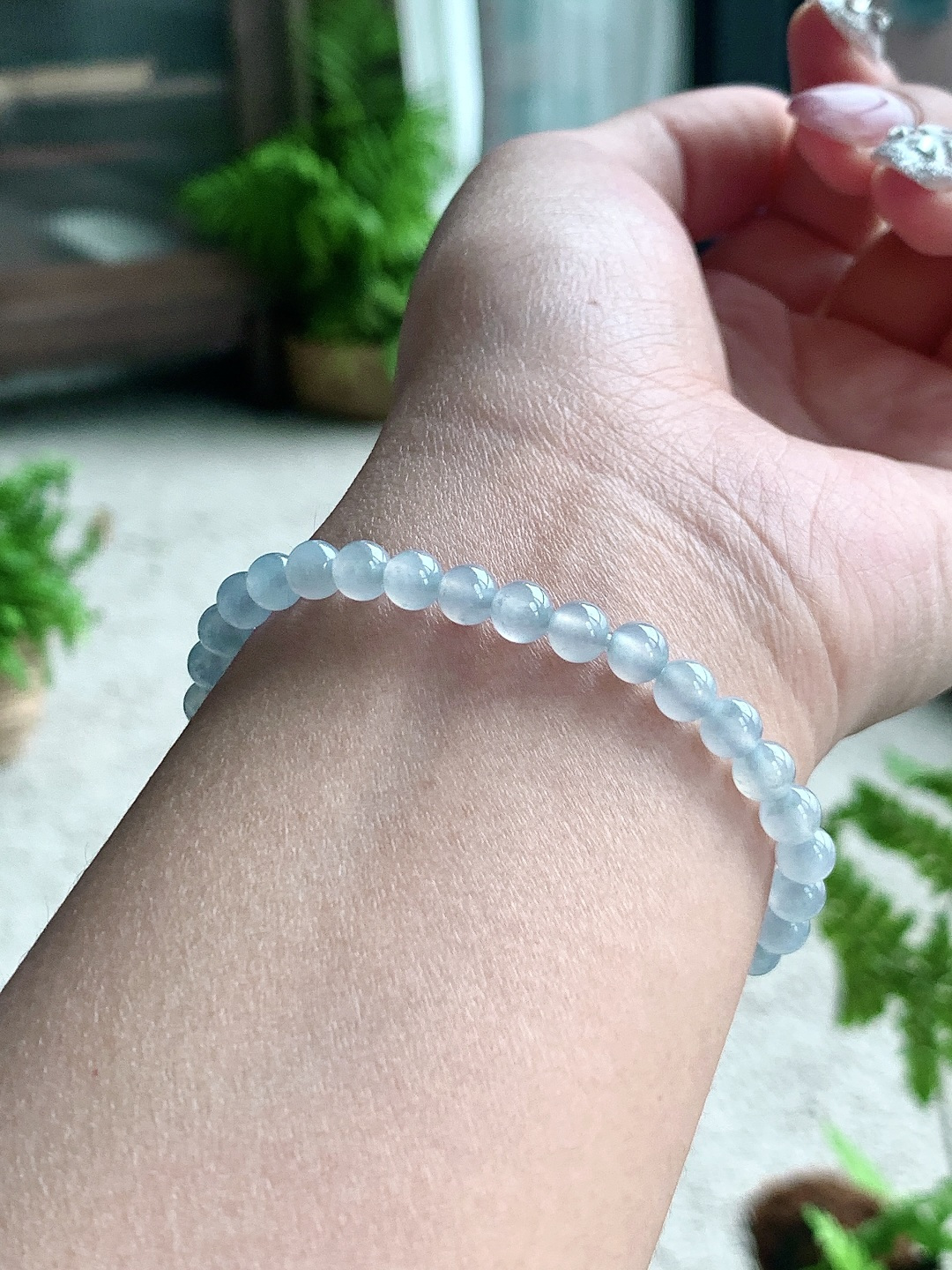 珠子晴水手串圆珠子手串,性比高,尺寸5.3mm,重量9.2克