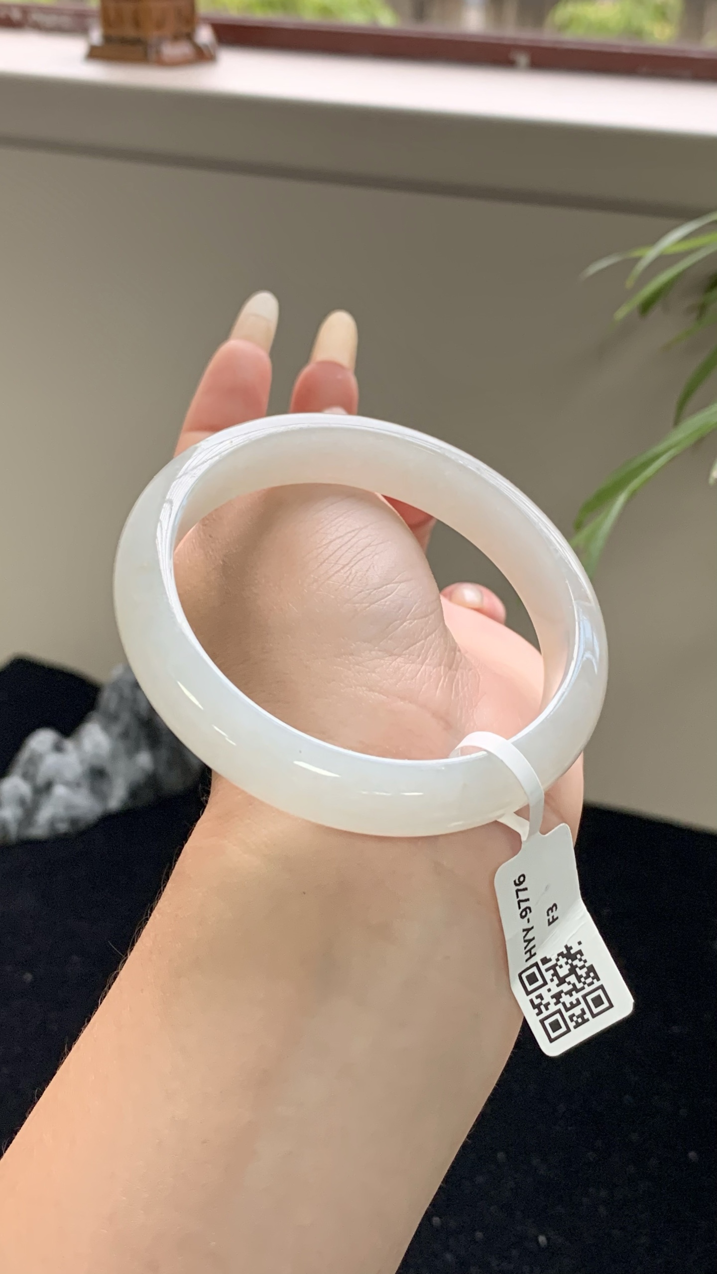 冰糖雪梨洒金正圈成品,HYY-9776,尺寸：57-12-7.5