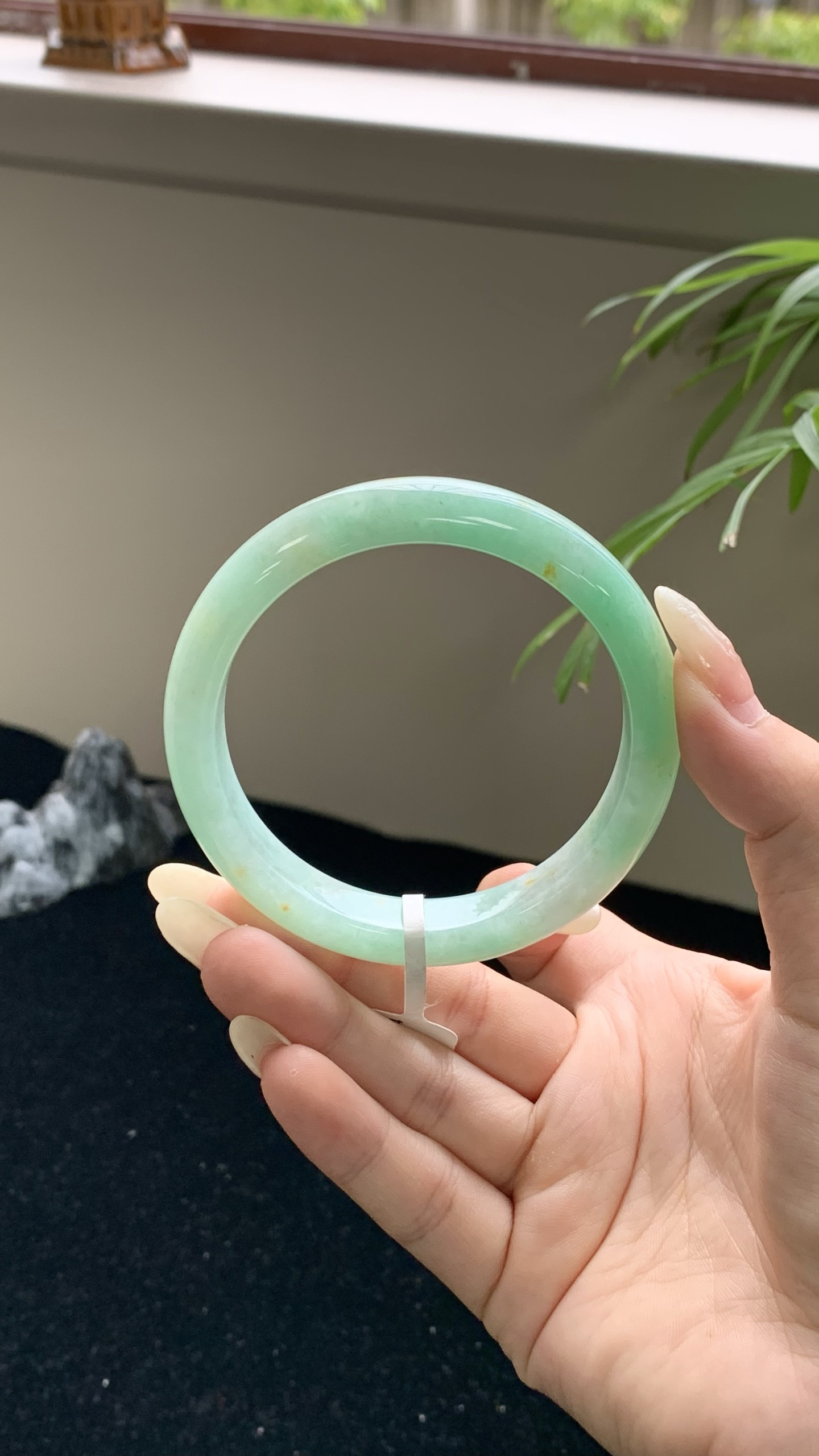 果绿洒金正圈成品 HYY-8524 尺寸：57-12-8
