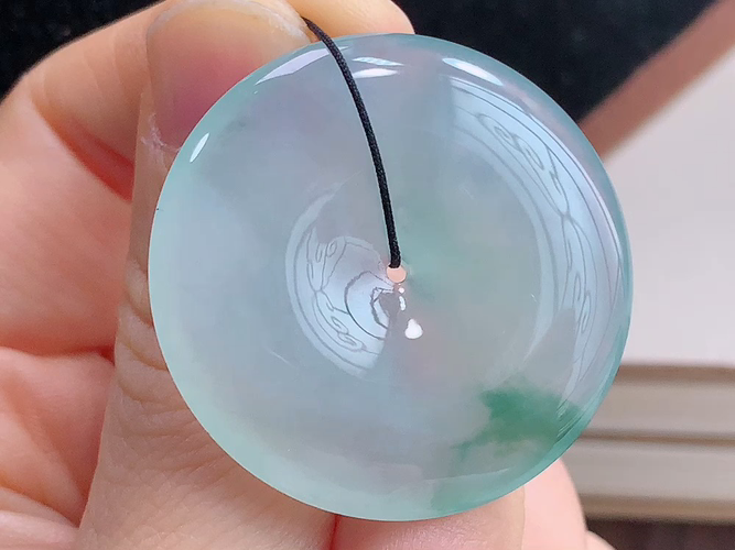 ️ 平安扣，尺寸34.8-5.8mm，包A附证书