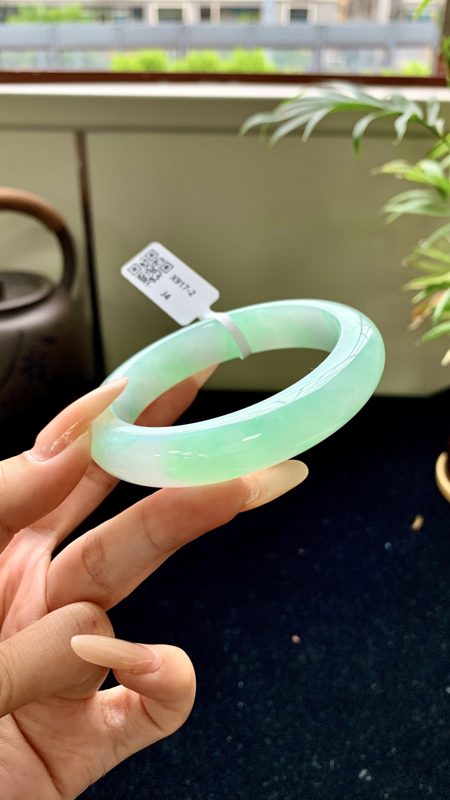 冰果绿正圈成品 X917-2 尺寸：56-13-9.5