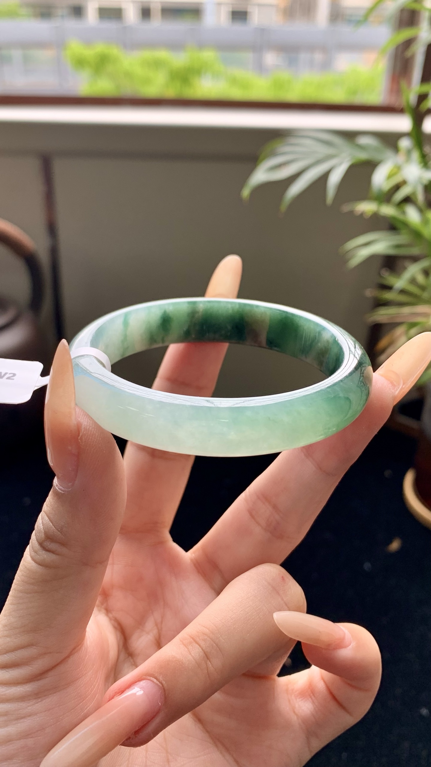 飘绿花贵妃成品 HY-4455 尺寸：50.5-44-11-6.5