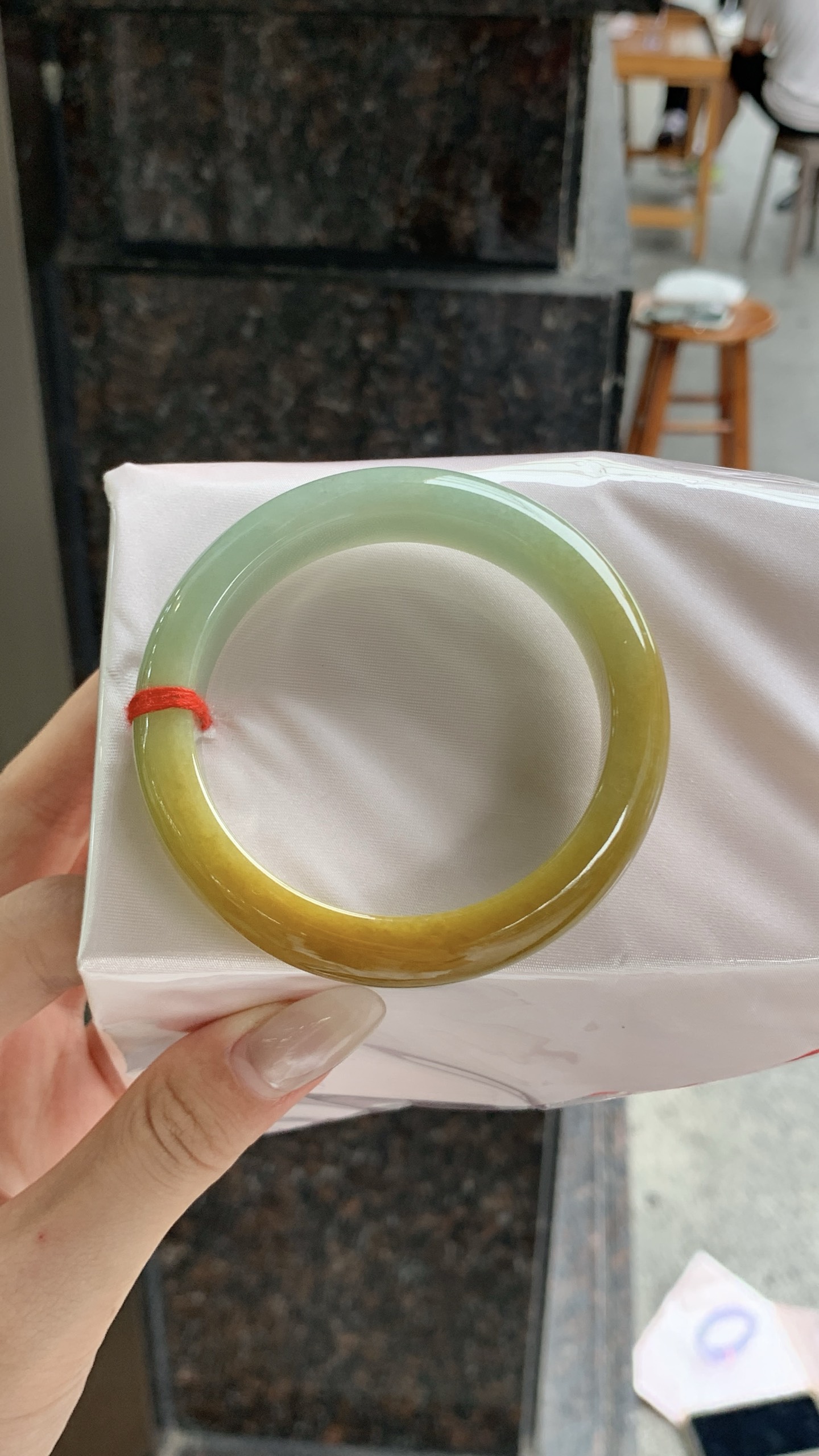 黄翡成品手镯