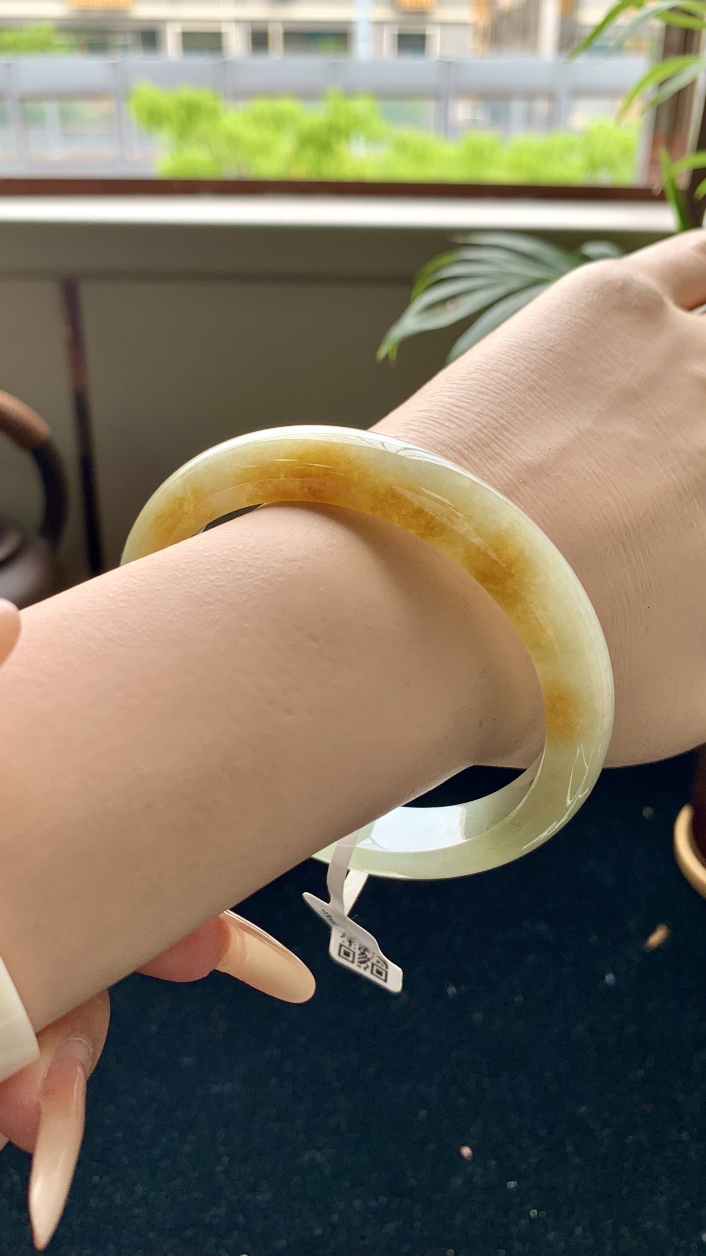 黄翡正圈成品 HYY-6668 尺寸：60-12-8