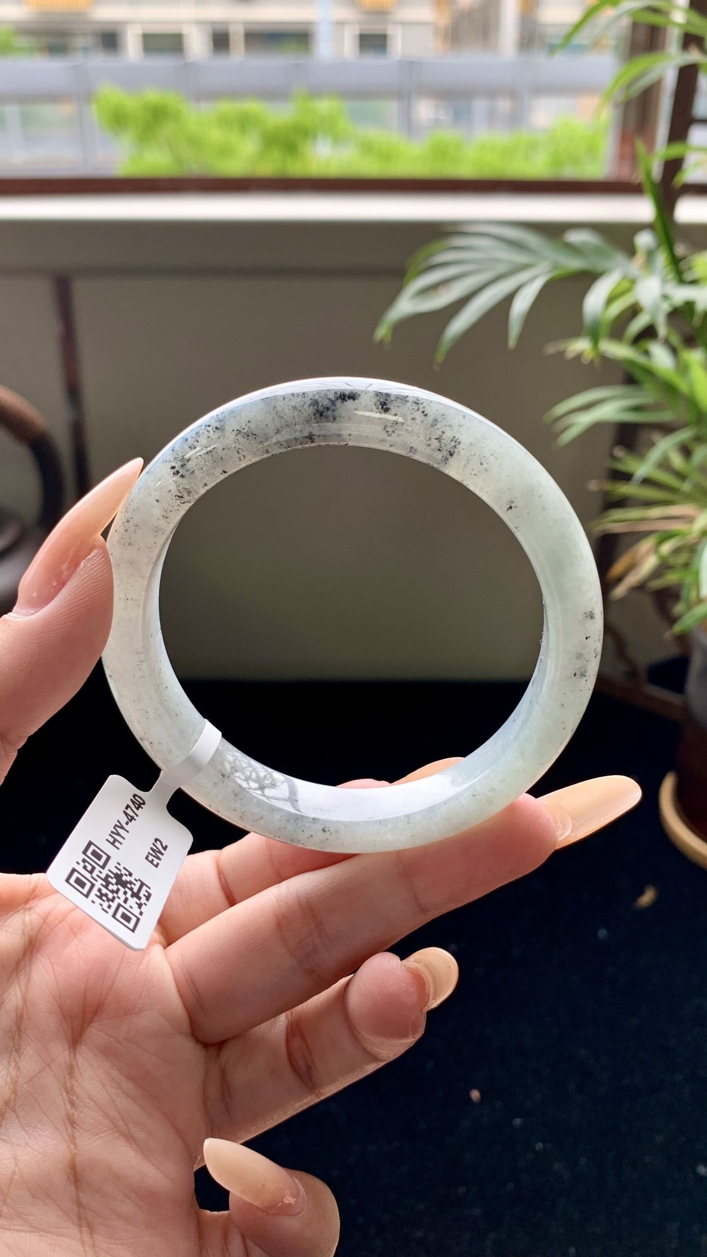 乌鸡飘花正圈成品 HYY-4740 尺寸：56-12-8