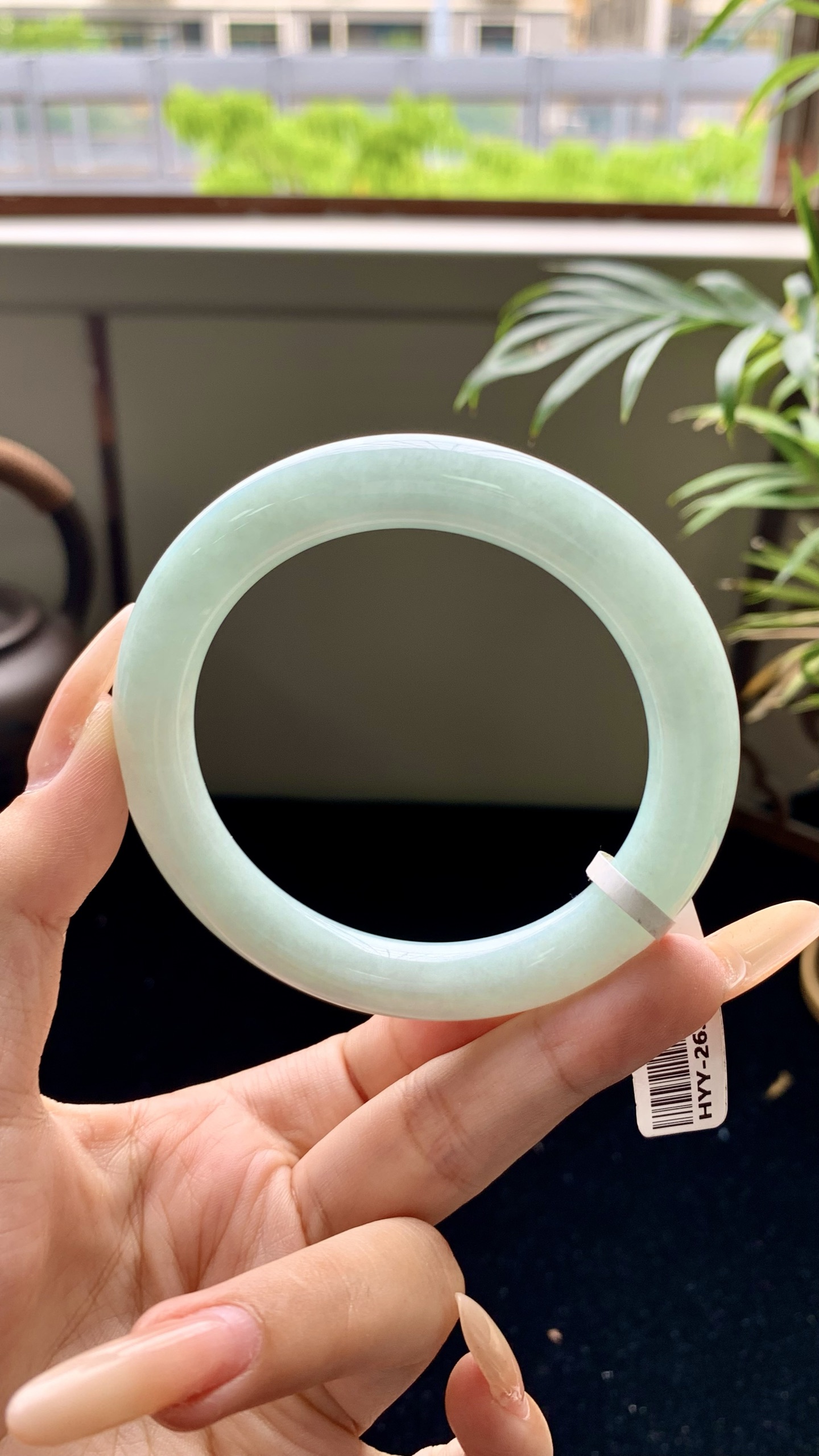 晴蓝圆条成品,HYY-2635,尺寸：56.5-10-10