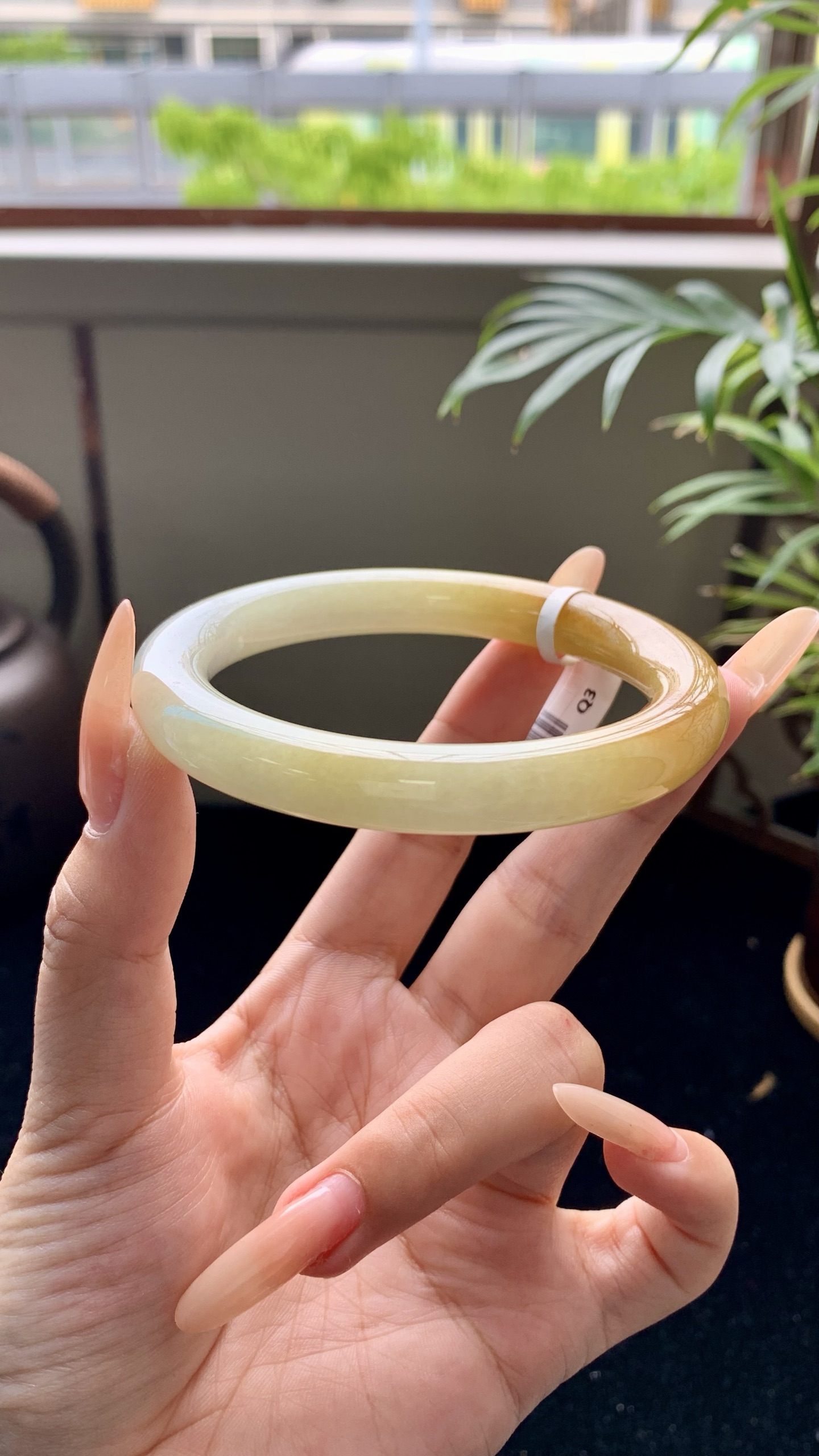 黄翡圆条成品 HYY-7175 尺寸：58-10-10