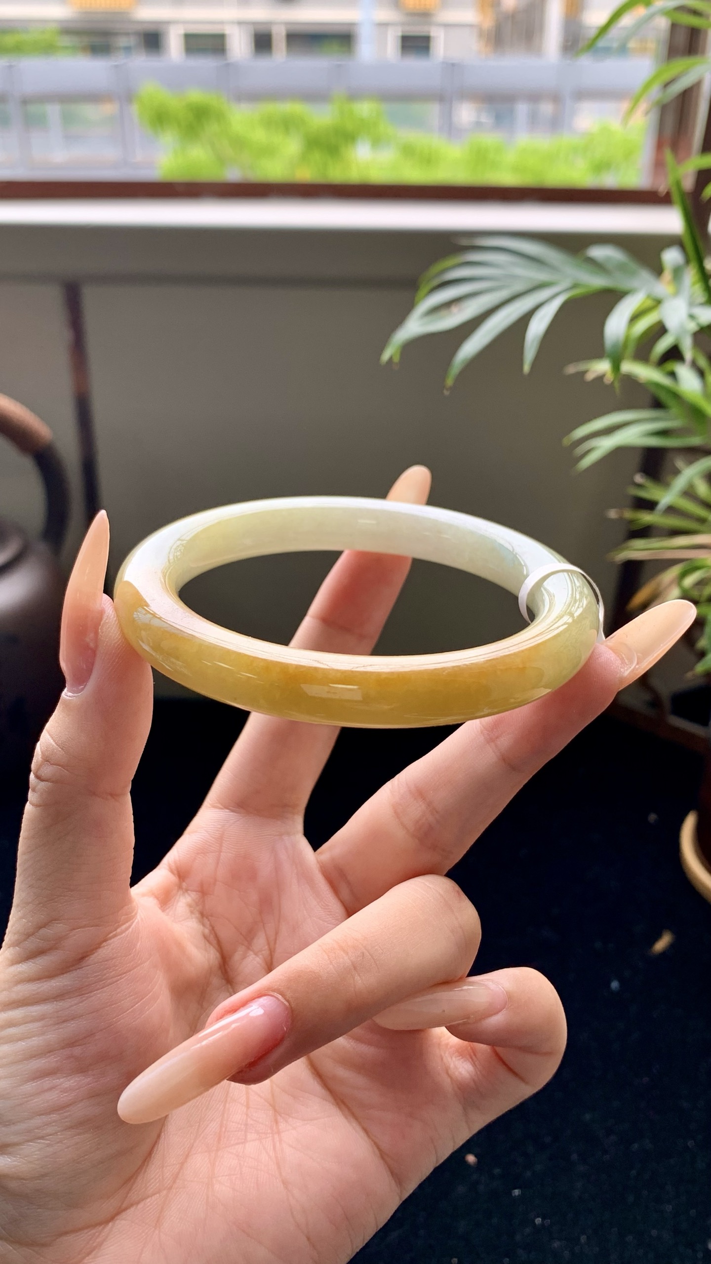 黄翡圆条成品 HYY-7175 尺寸：58-10-10