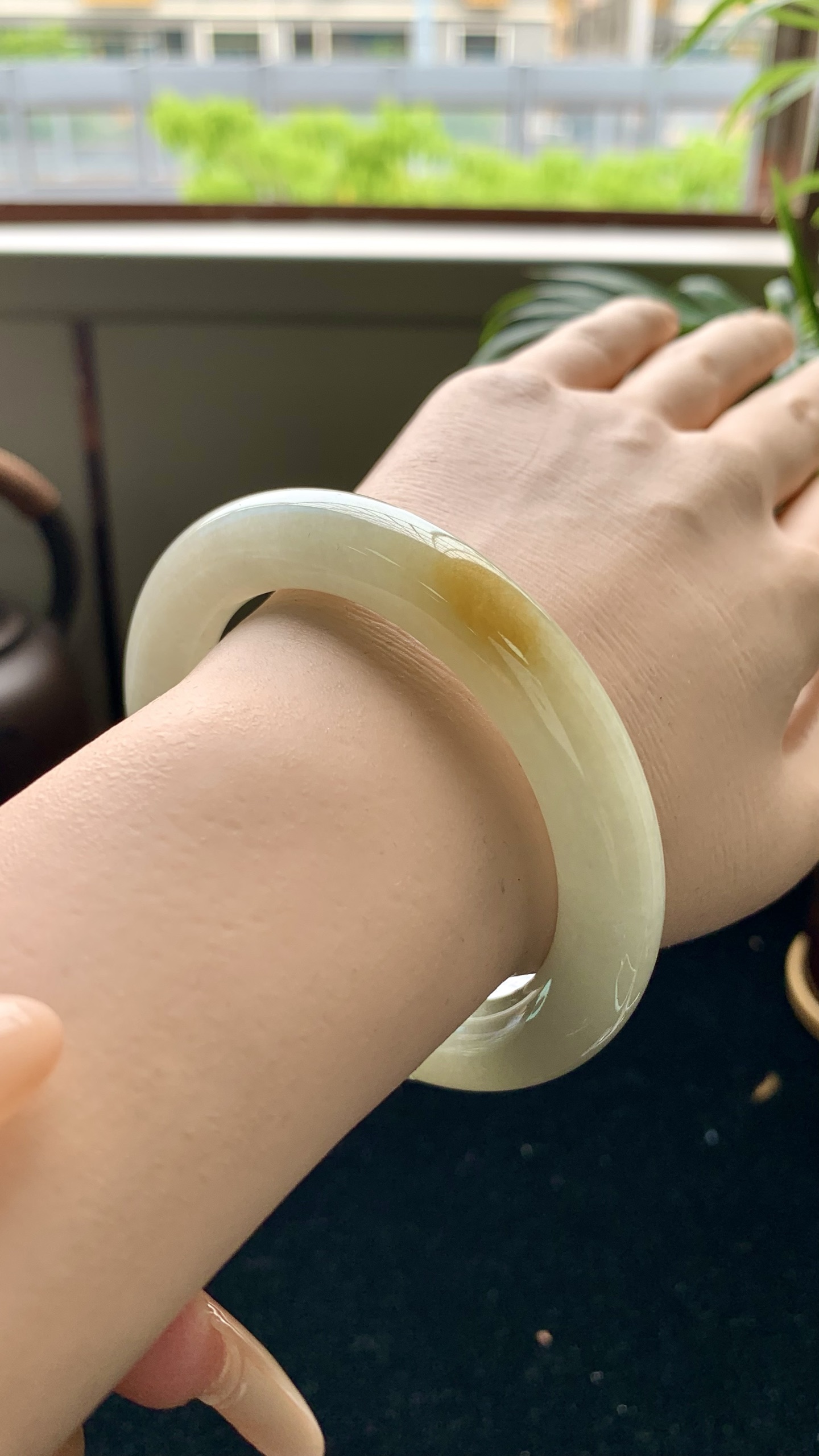 黄翡圆条成品,HYY-9772,尺寸：57-11-11