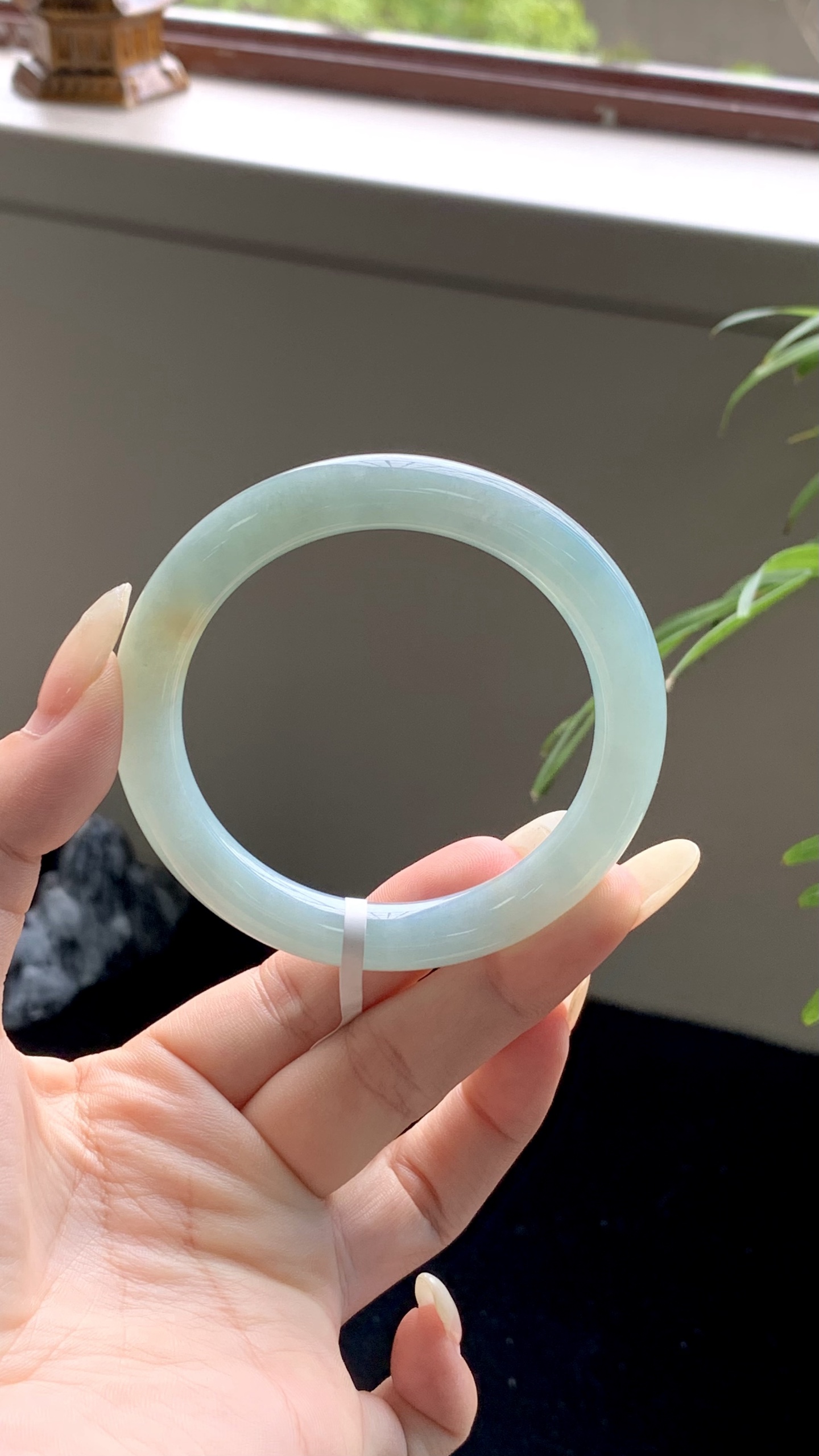 晴蓝洒金圆条成品 HY-6705 尺寸：55-9-9