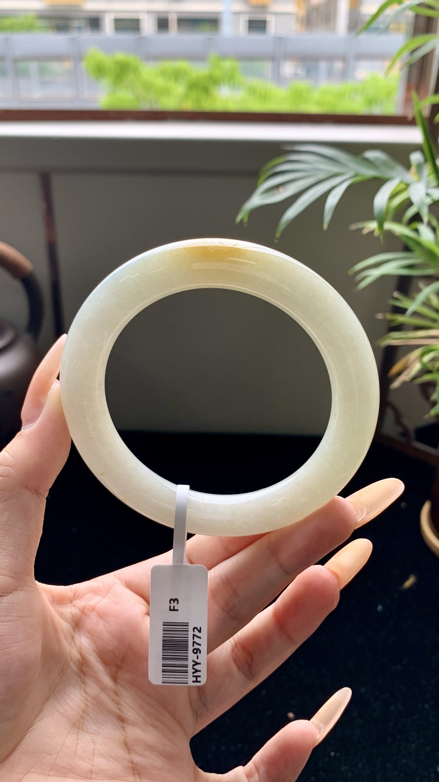 黄翡圆条成品,HYY-9772,尺寸：57-11-11