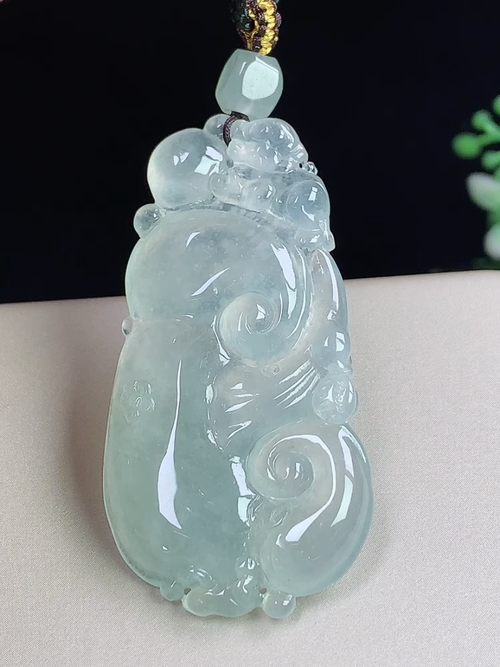 冰种如意，无裂，尺寸50.2-24.5-5.2mm，D28jxg