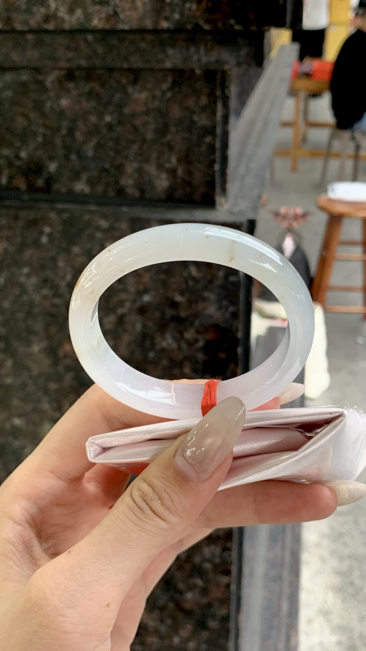 洒金贵妃成品手镯