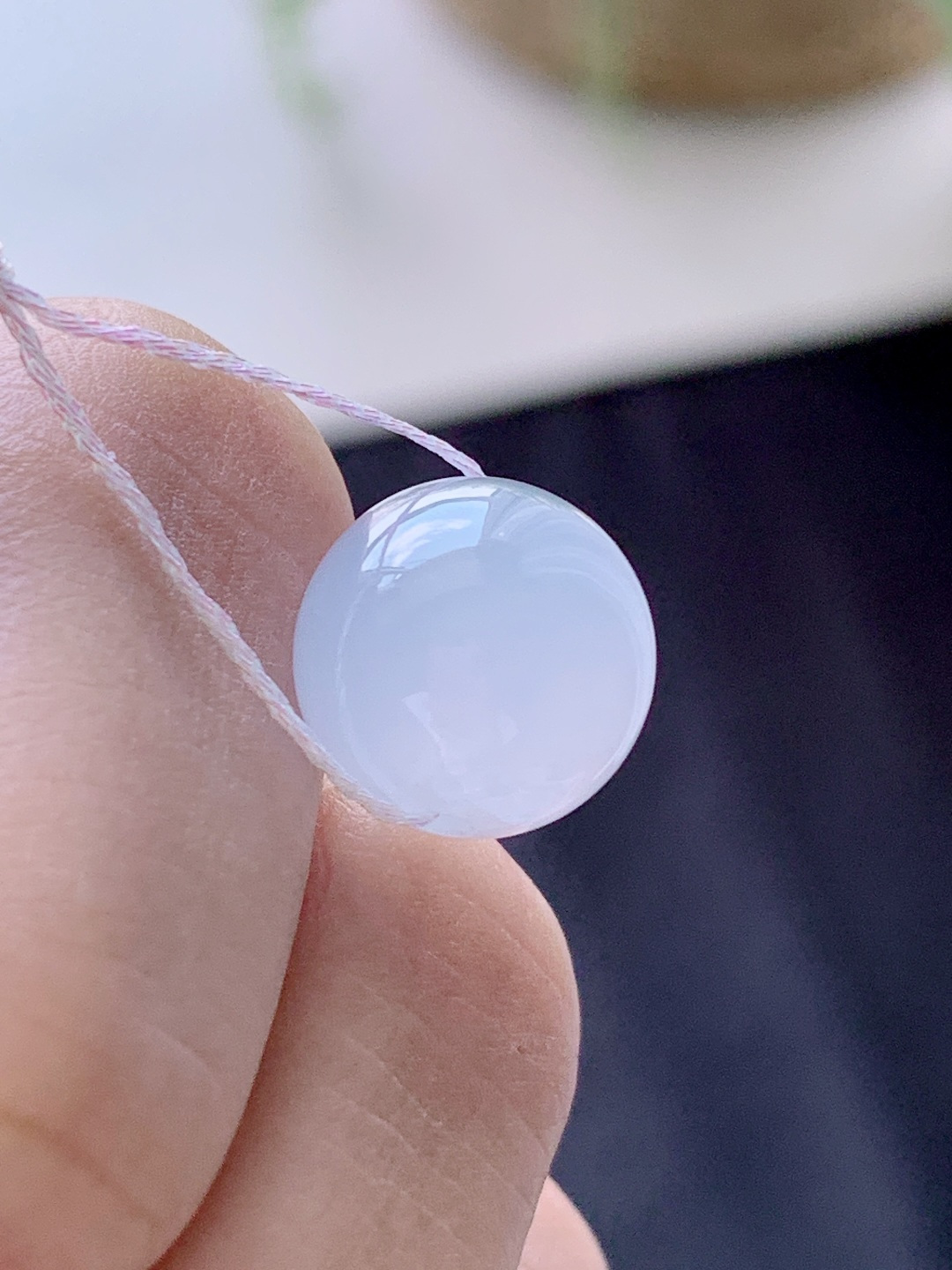 珠子，冰紫圆珠子单珠吊坠，性比高，尺寸12mm，重量3克
