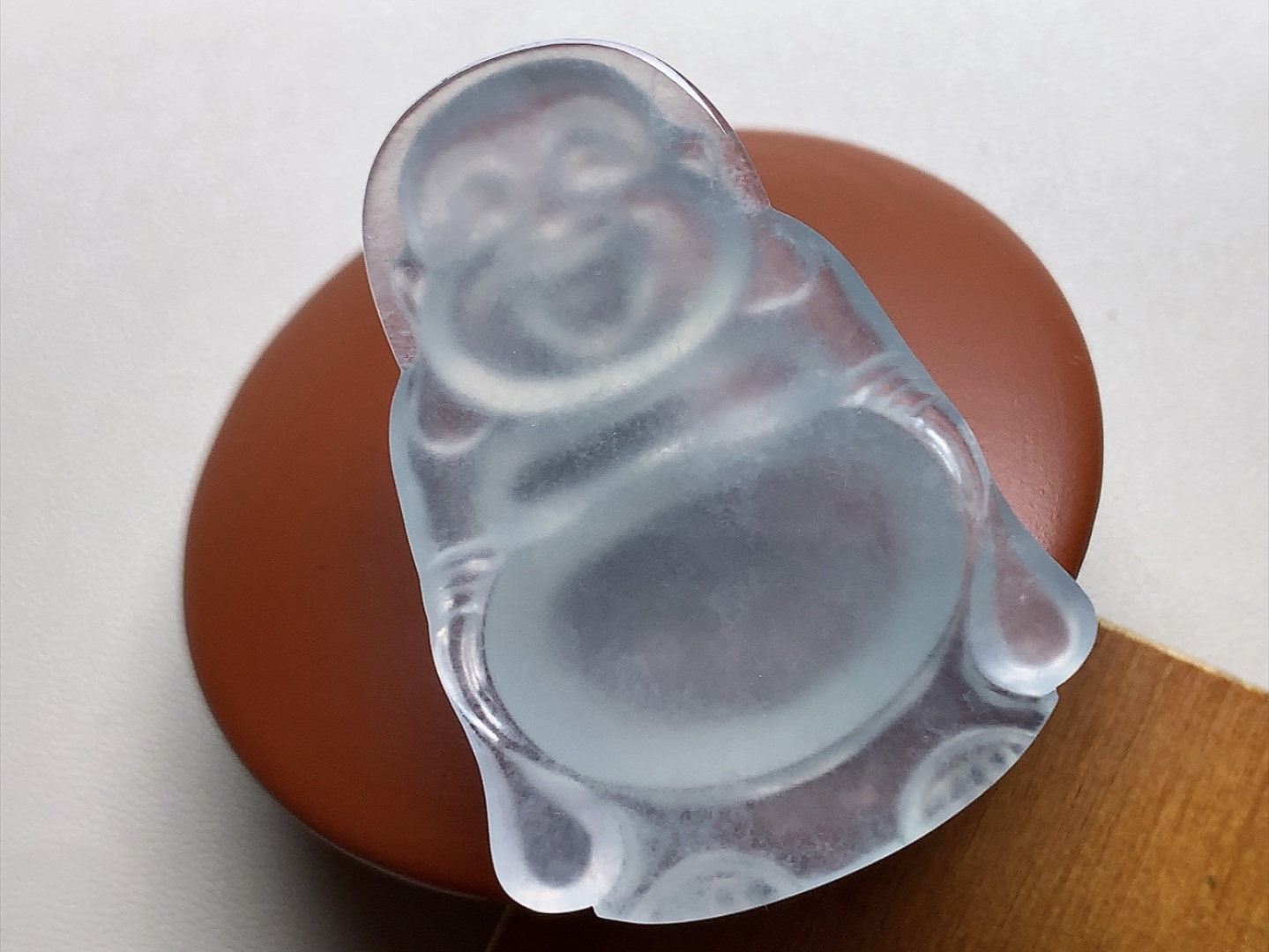 ️ 冰种大站佛 冰透感十足，起胶感，无裂，尺寸44*31.8*8.7
