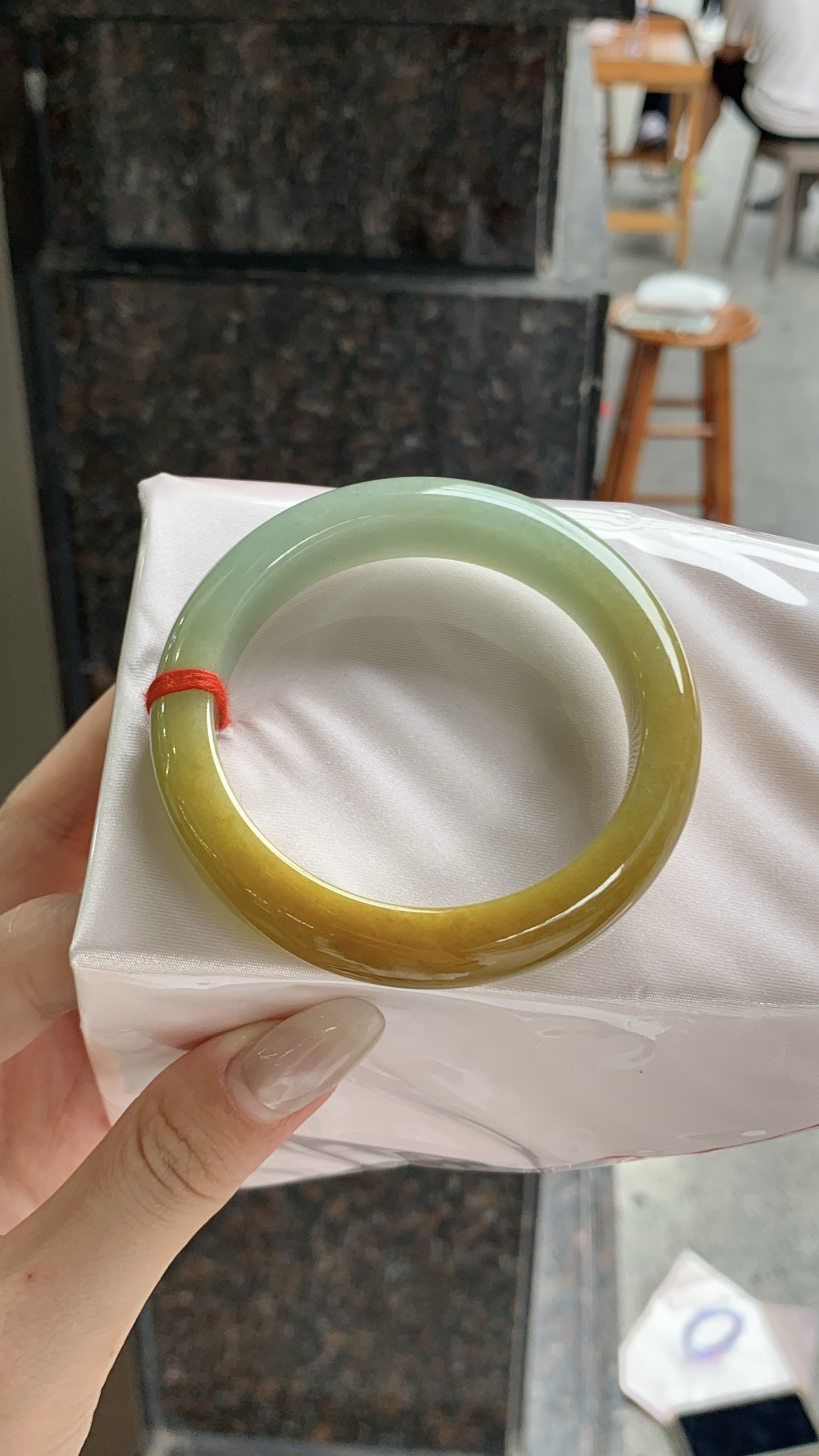 黄翡成品手镯