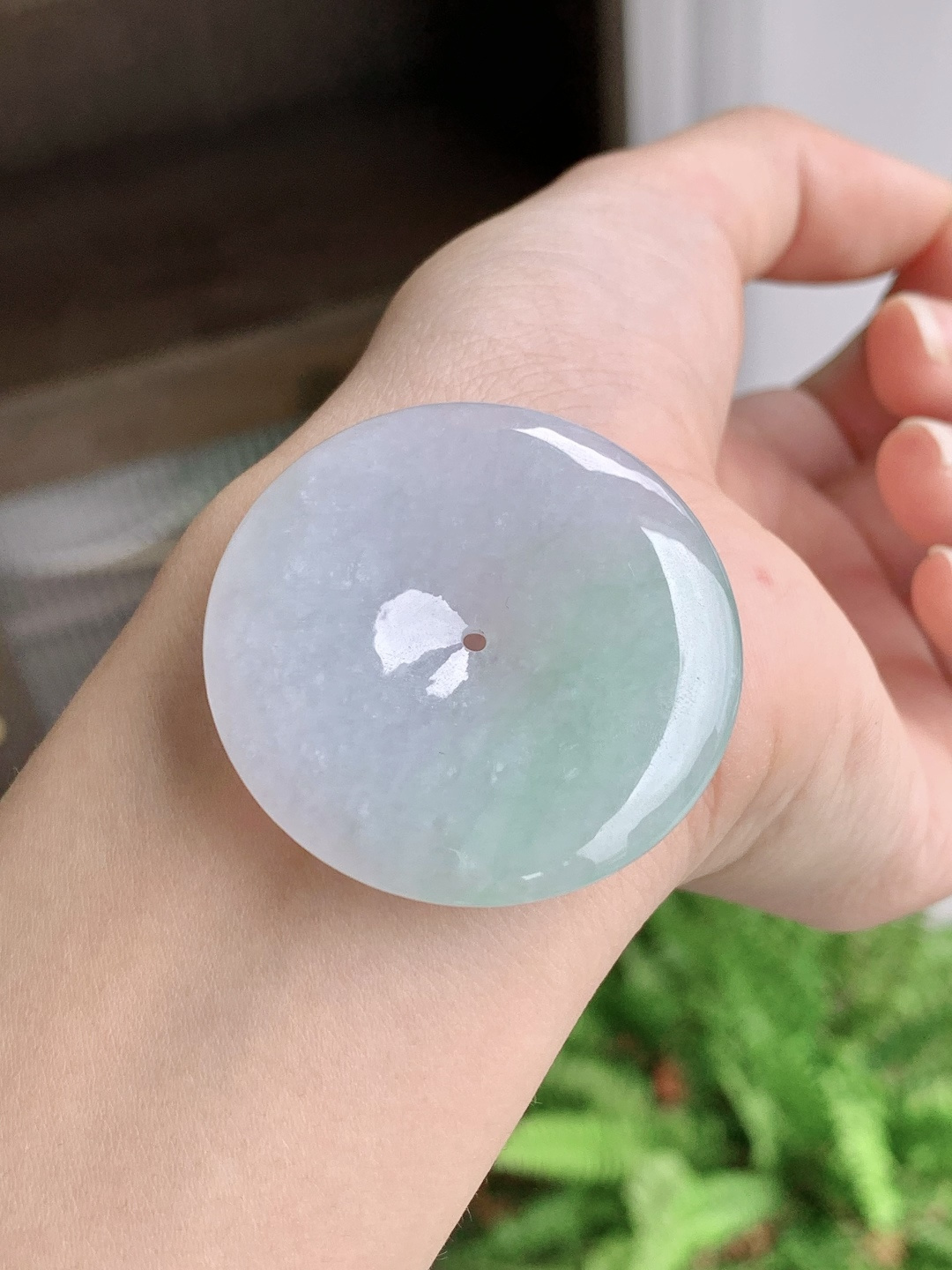 冰晴水大平安扣吊坠,性比高