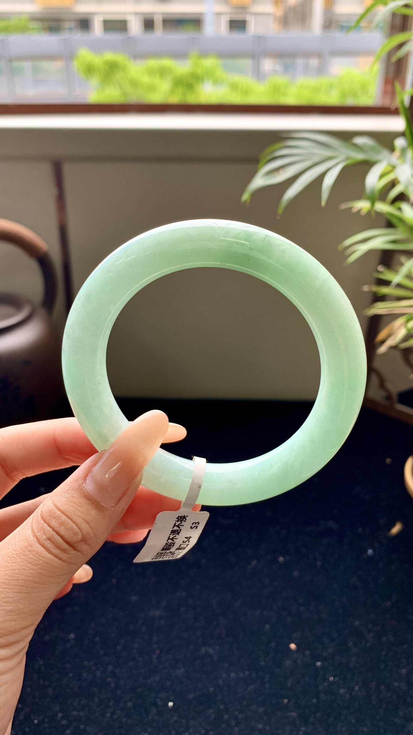 晴绿圆条成品,HYY-3388,尺寸：55.5-11-11