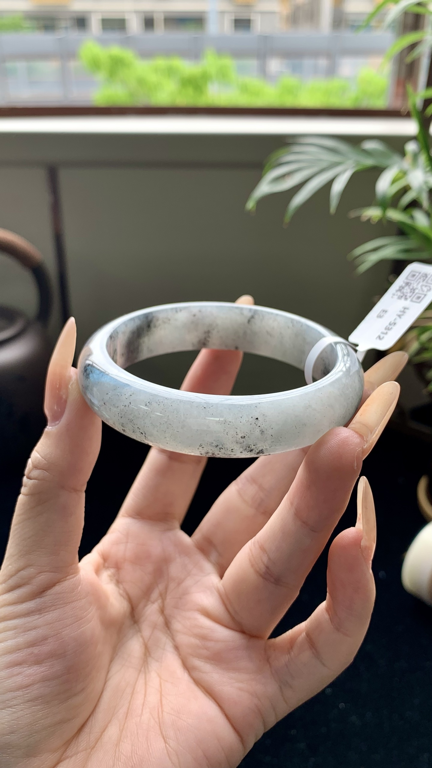 乌鸡飘花正圈成品 HY-5312 尺寸：56.5-14-7.5